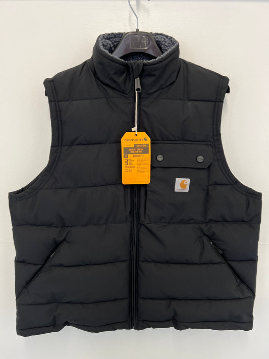 Ex Carhartt Men's Montana Loose Fit Insulated Vest/ BodyWarmer/ Gilet Black