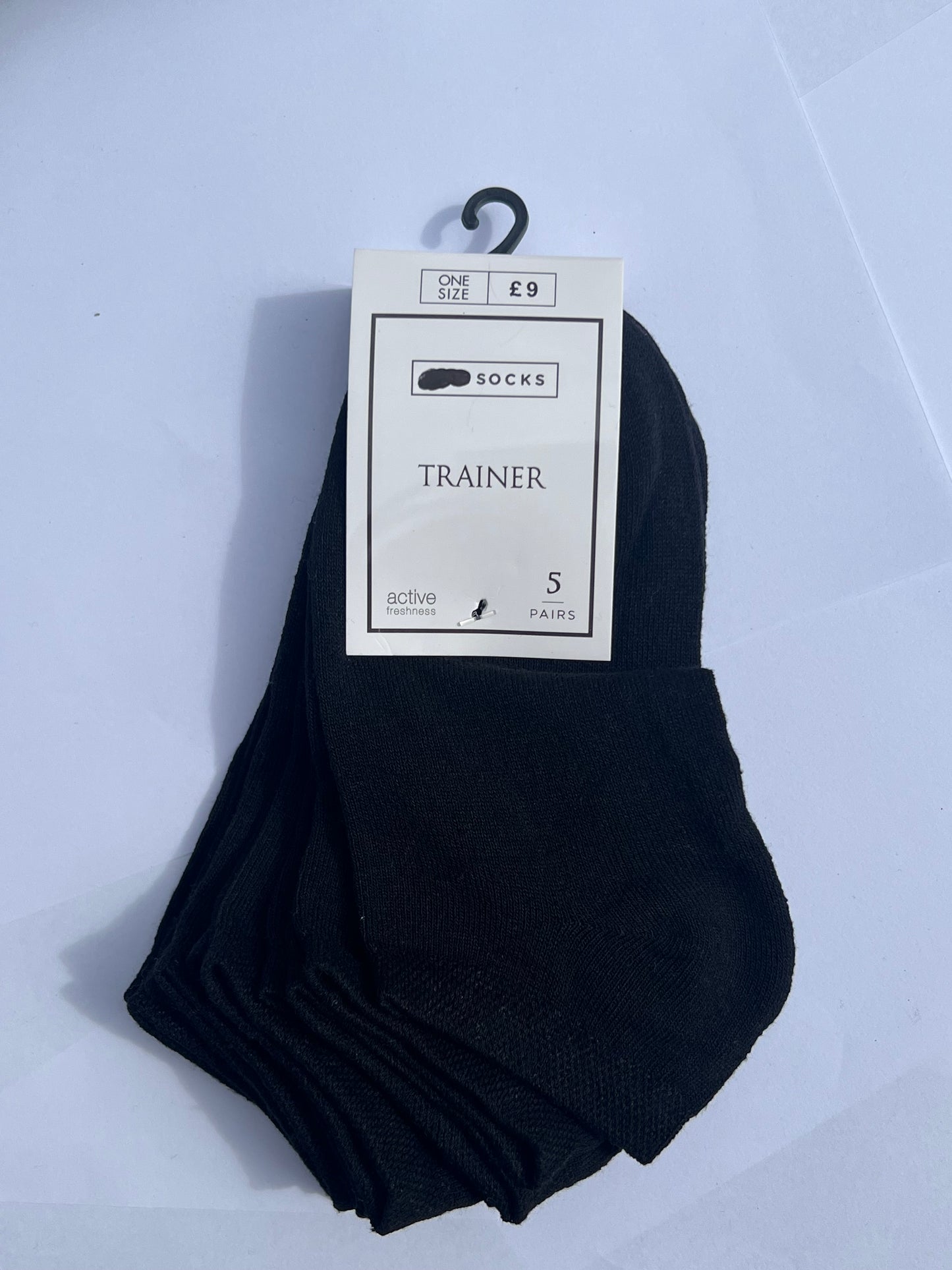 5 PCK Cotton Trainer Socks