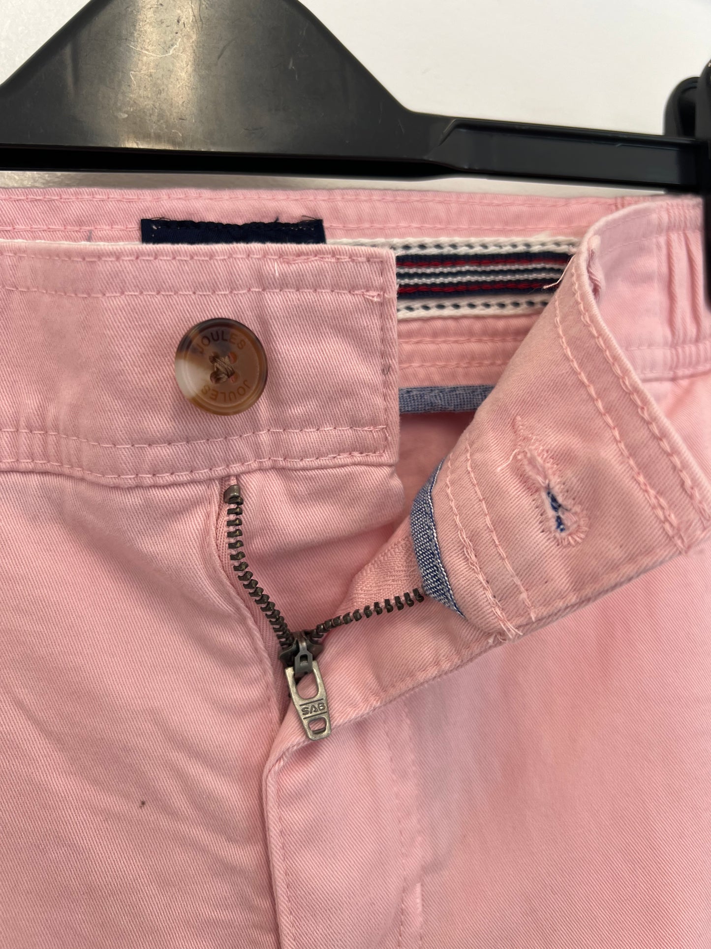 Ex Joules Dockside Men's Pink Chino Shorts