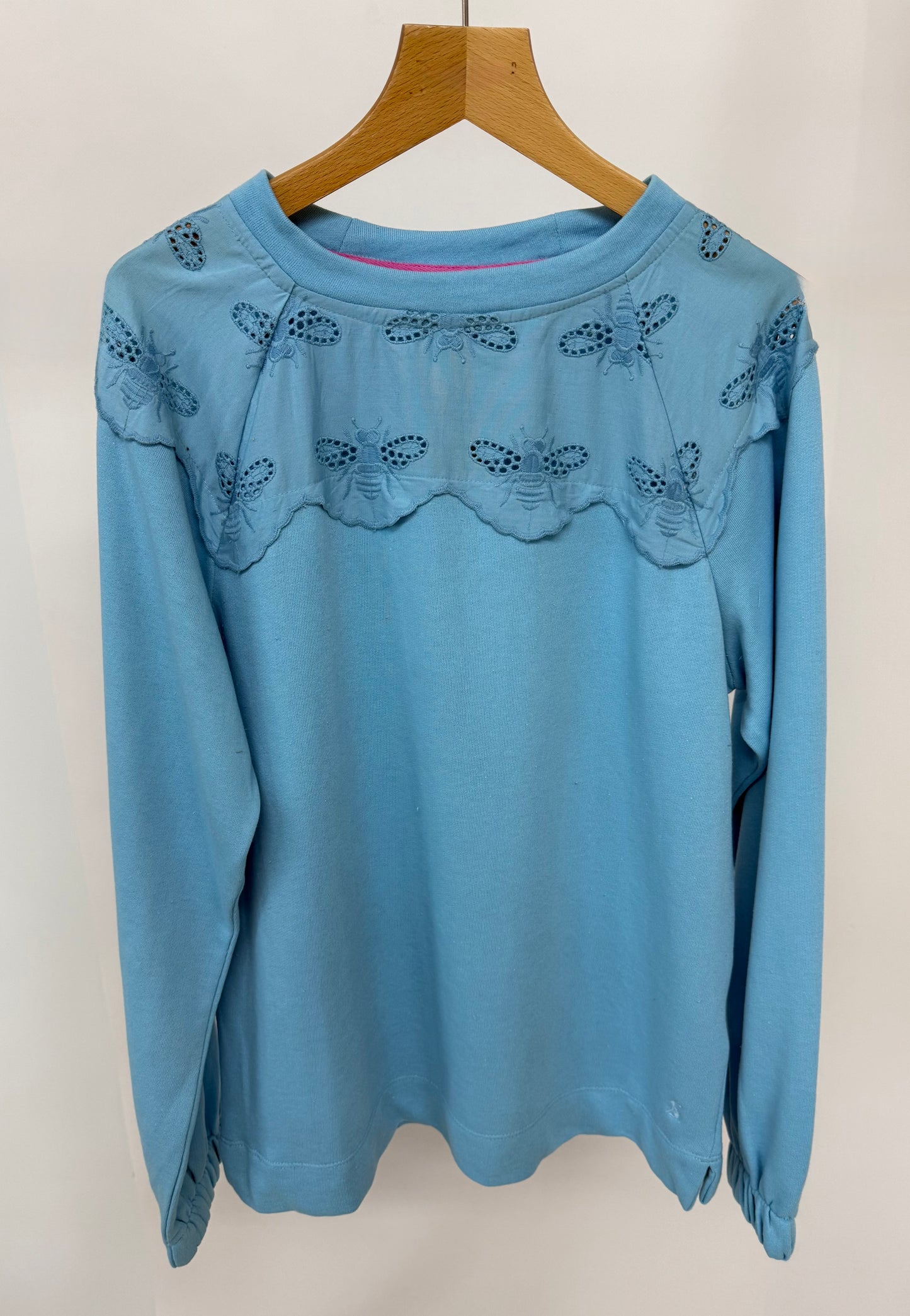 Ex Joules Brinley Bee Embroidery Sweatshirt Womens