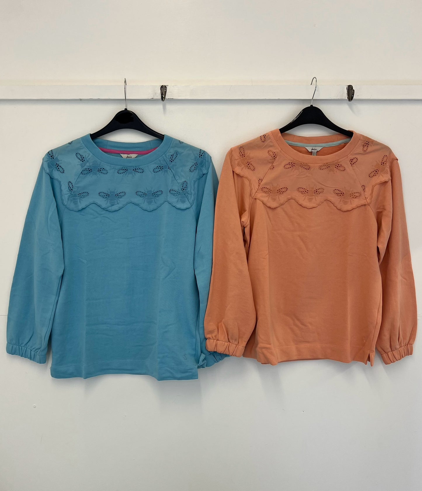 Ex Joules Brinley Bee Embroidery Sweatshirt Womens Size 10 12