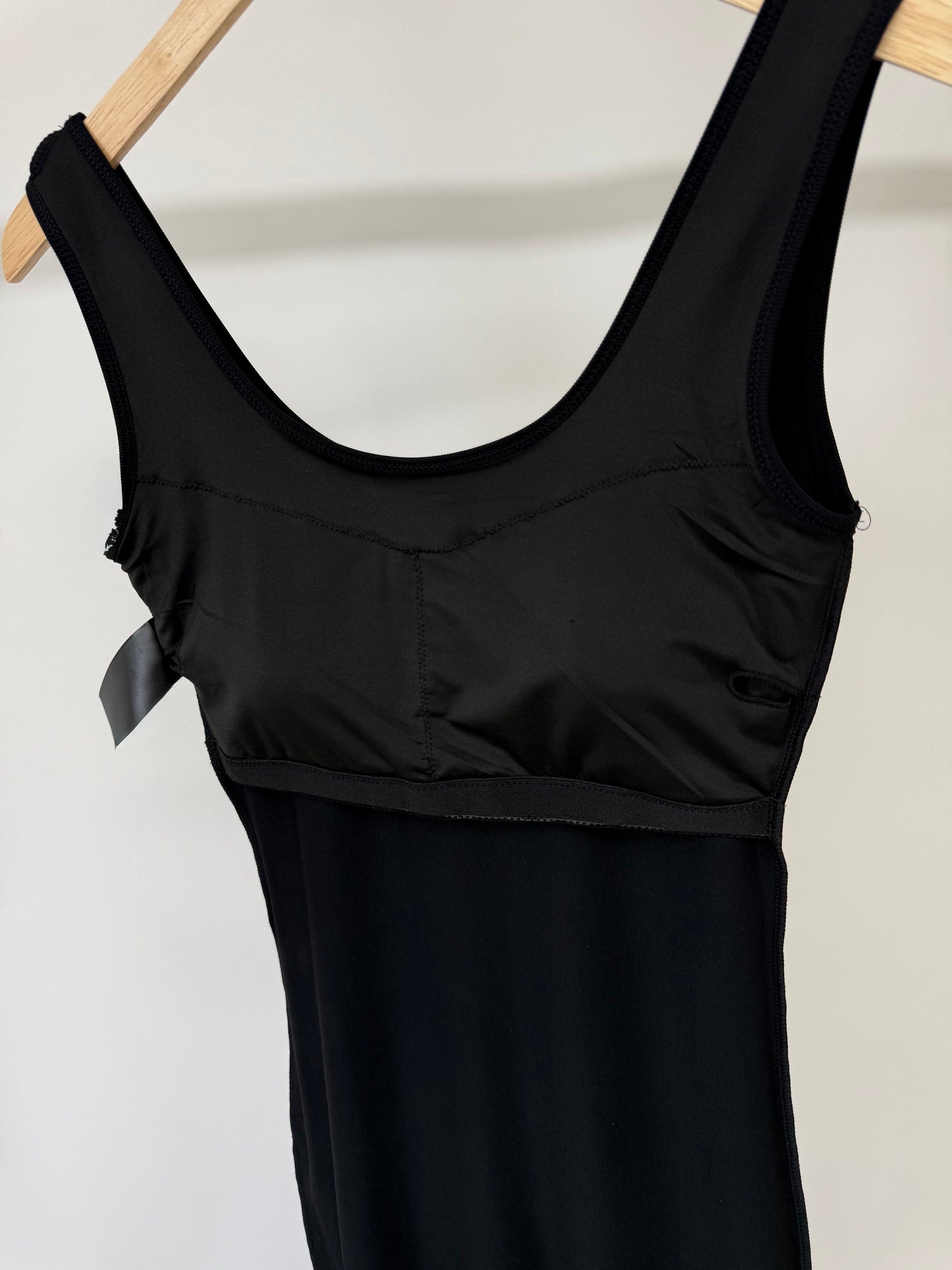 RSN Sculpt Built in Bra Flare Leg Unitards- Black/ Espresso