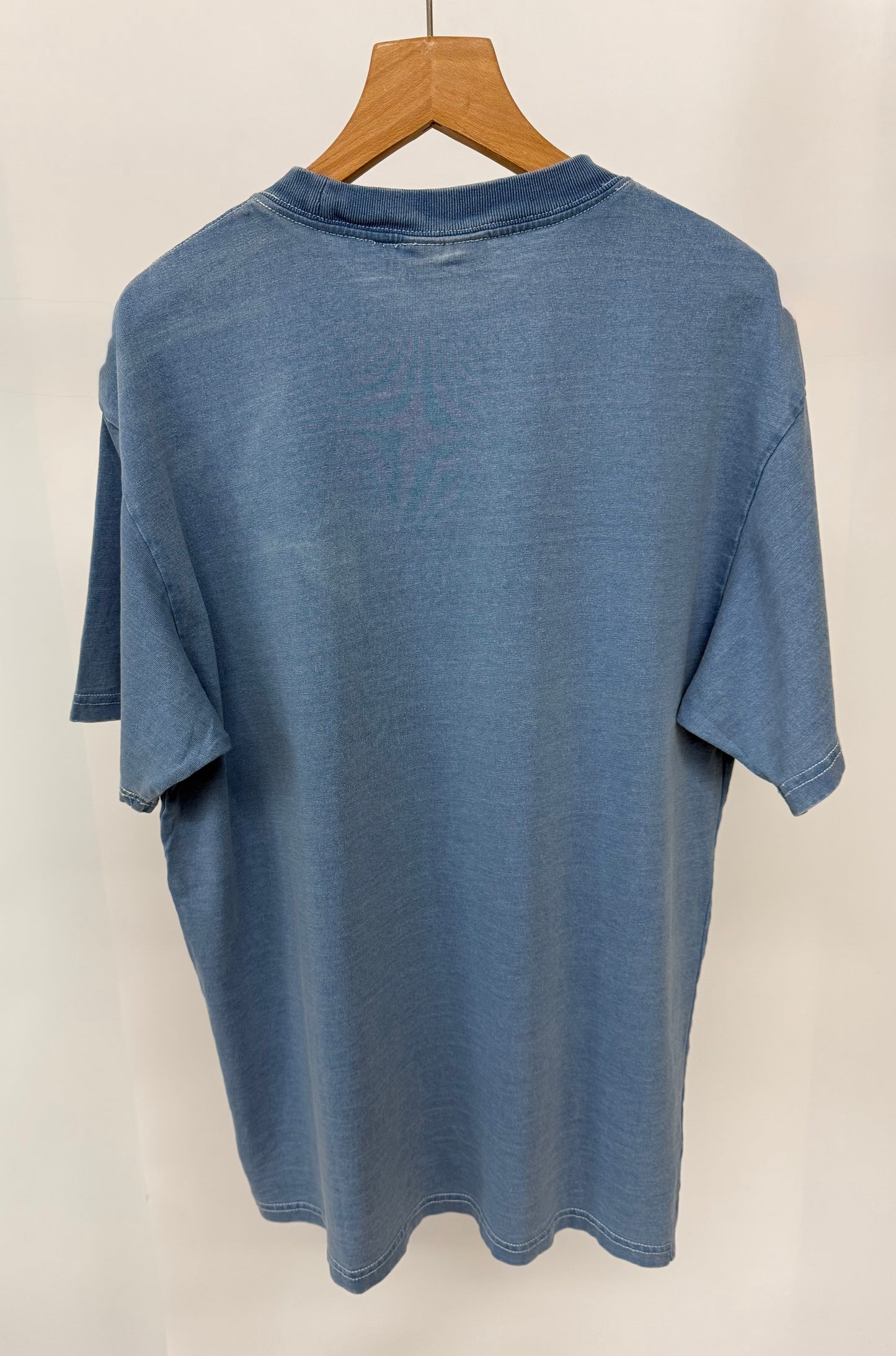 Ex Carhartt WIP S/S Ingo Heart EmbroideredPocket T-Shirt Light Blue