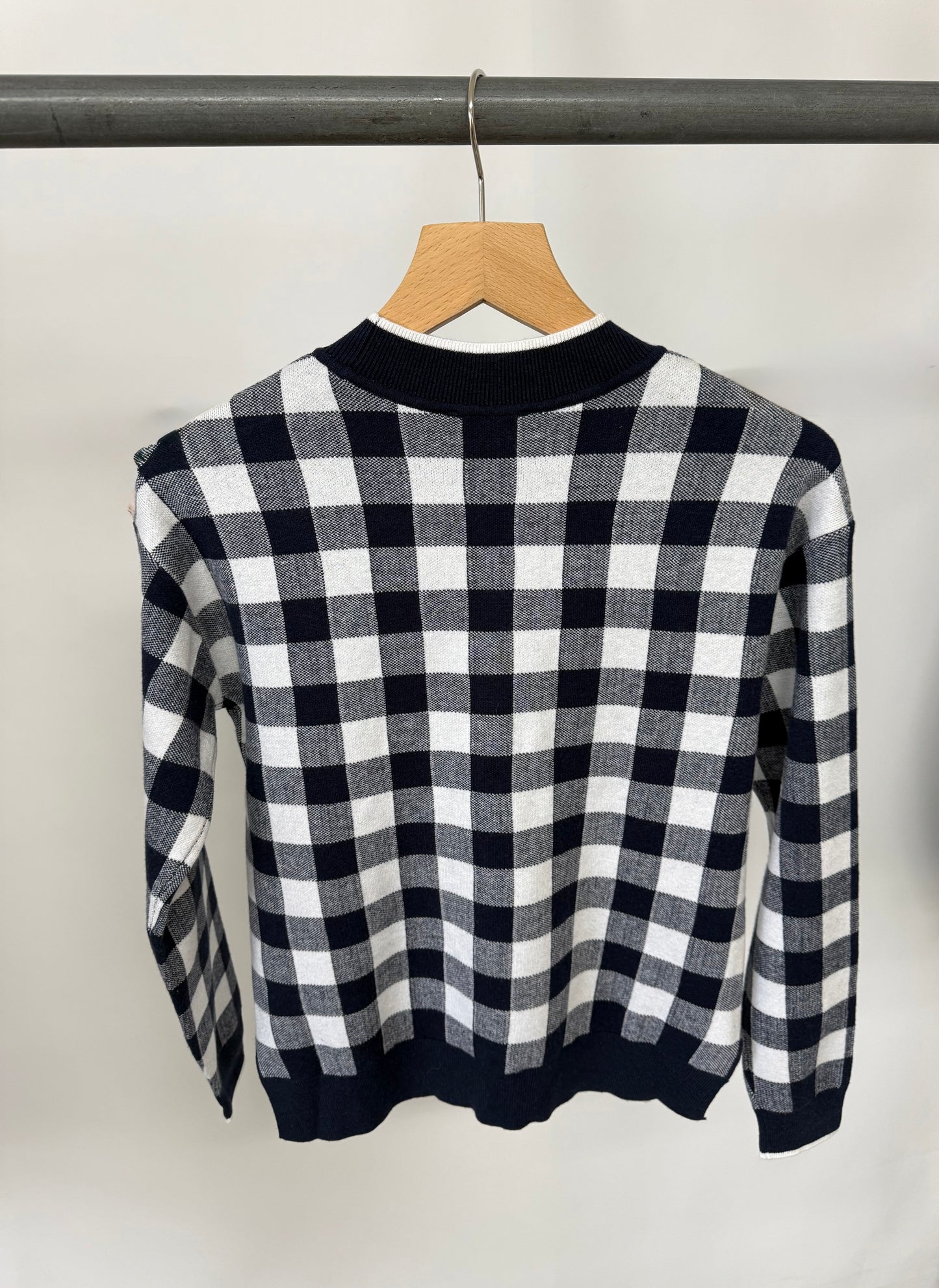 Ex ‘Crew Clothing’ checked jumper