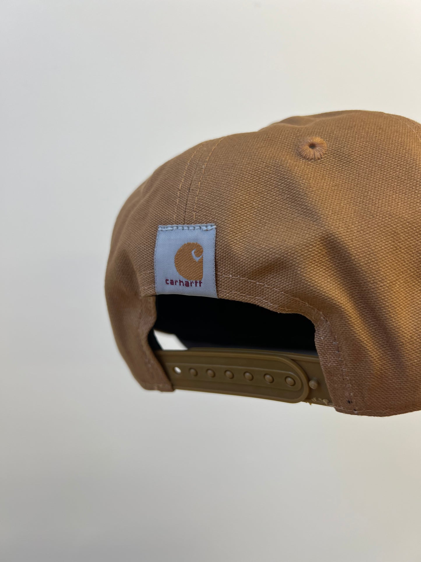 Ex Carhartt Men's Canvas Rugged Patch Baseball Cap