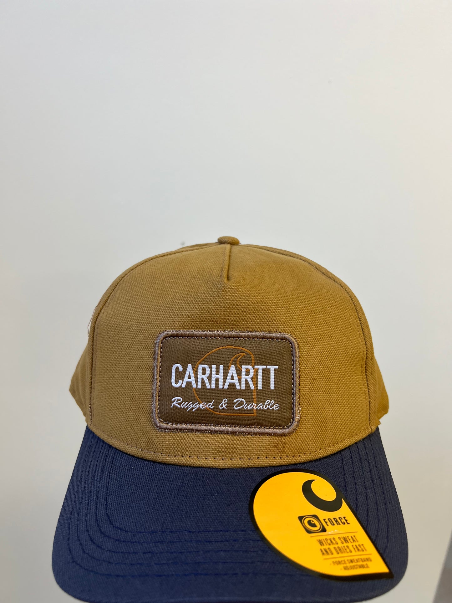 Ex Carhartt Men's Canvas Rugged Patch Baseball Cap