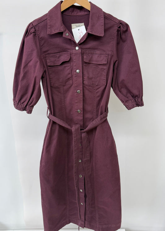 Ex Hush 'Lauren' Denim Utility Dress