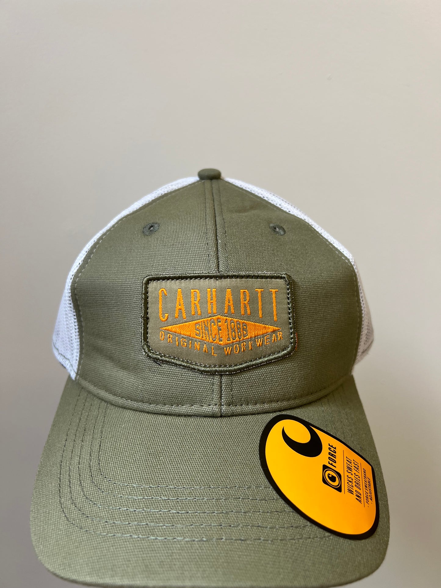 Ex Carhartt Men's Canvas Workwear Patch Trucker Cap