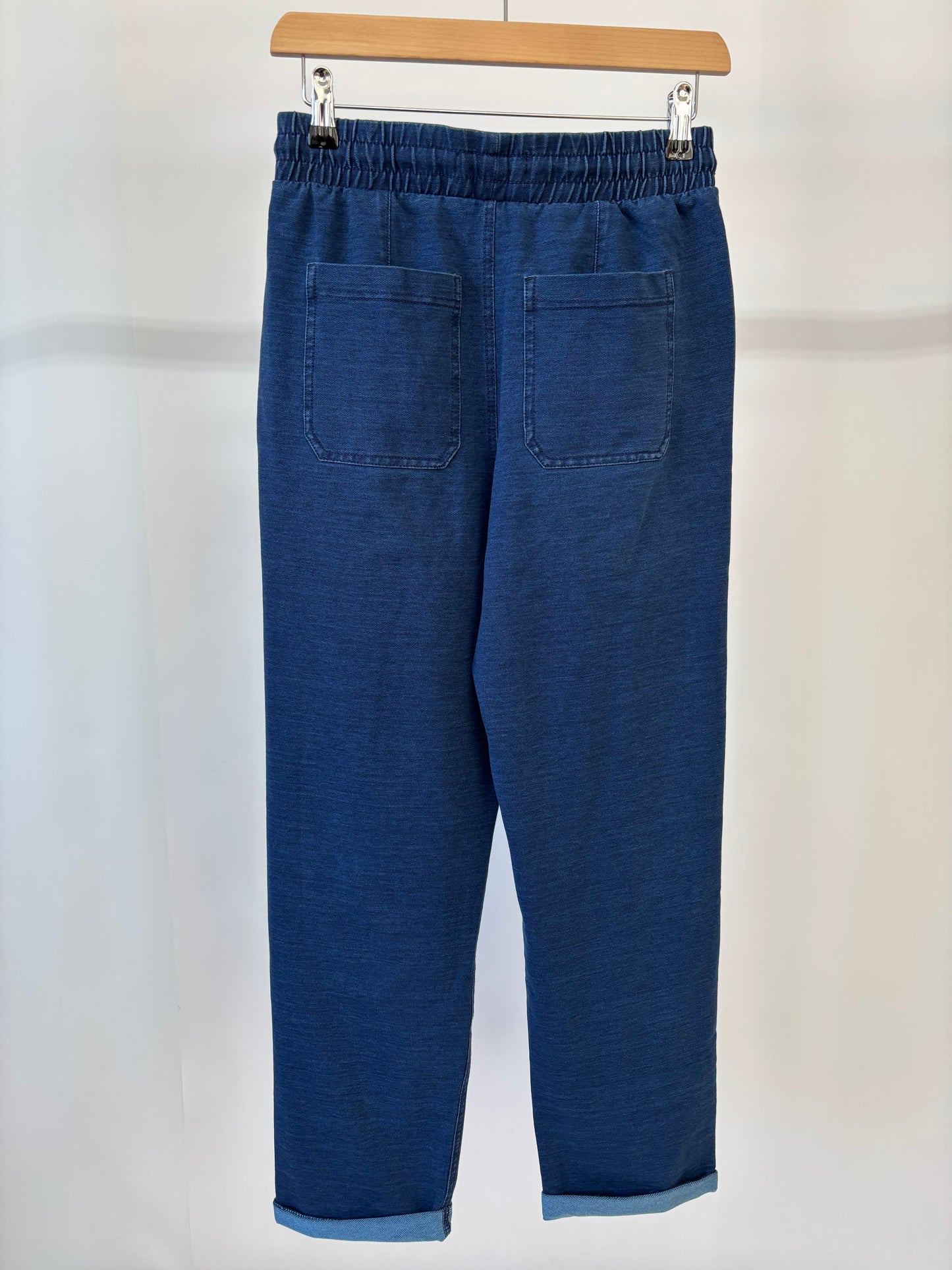 Ex ‘M&S’ Straight Leg Denim Style Trousers