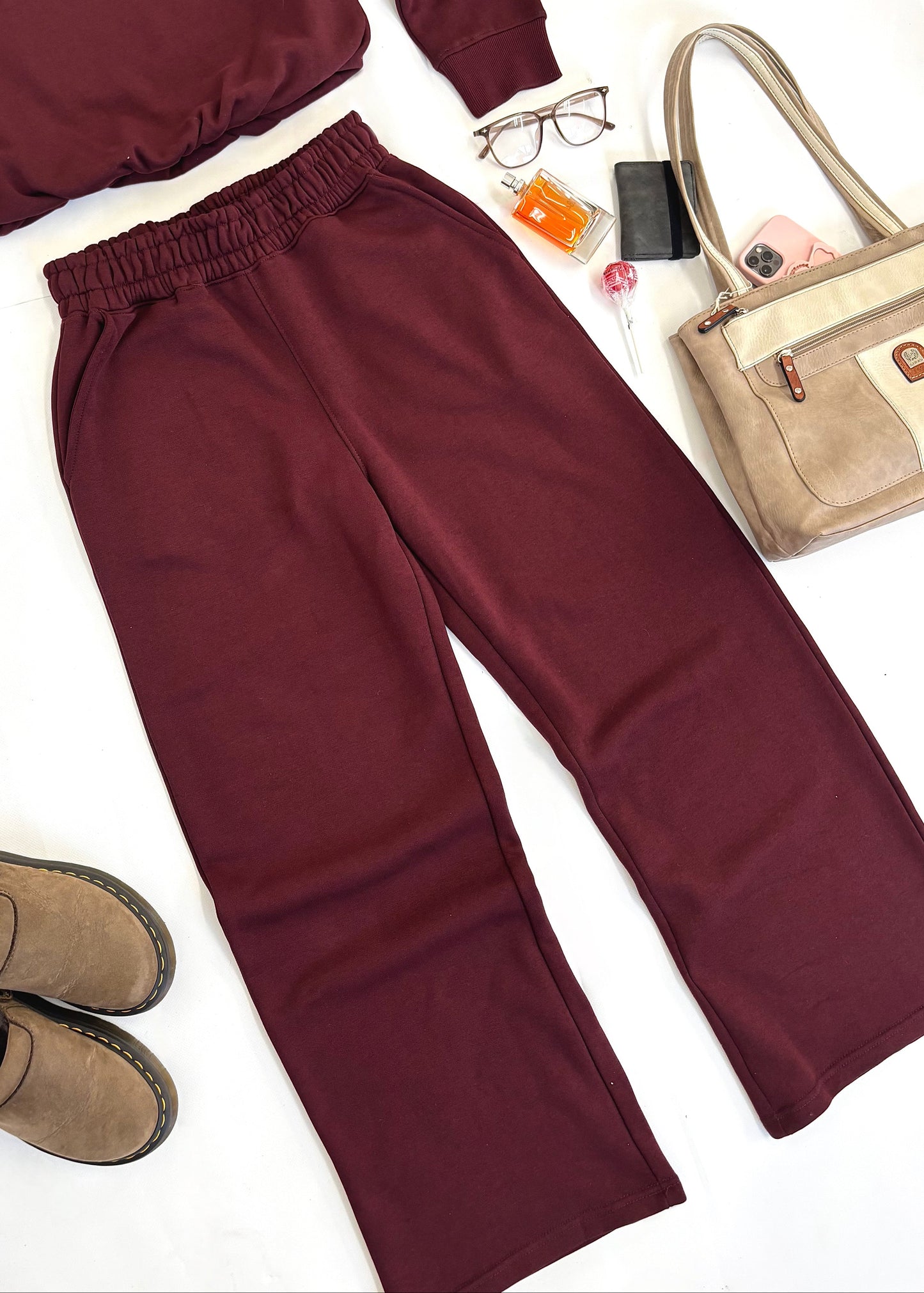 RSN Women's Dark Cherry 2-In-1 Tracksuit