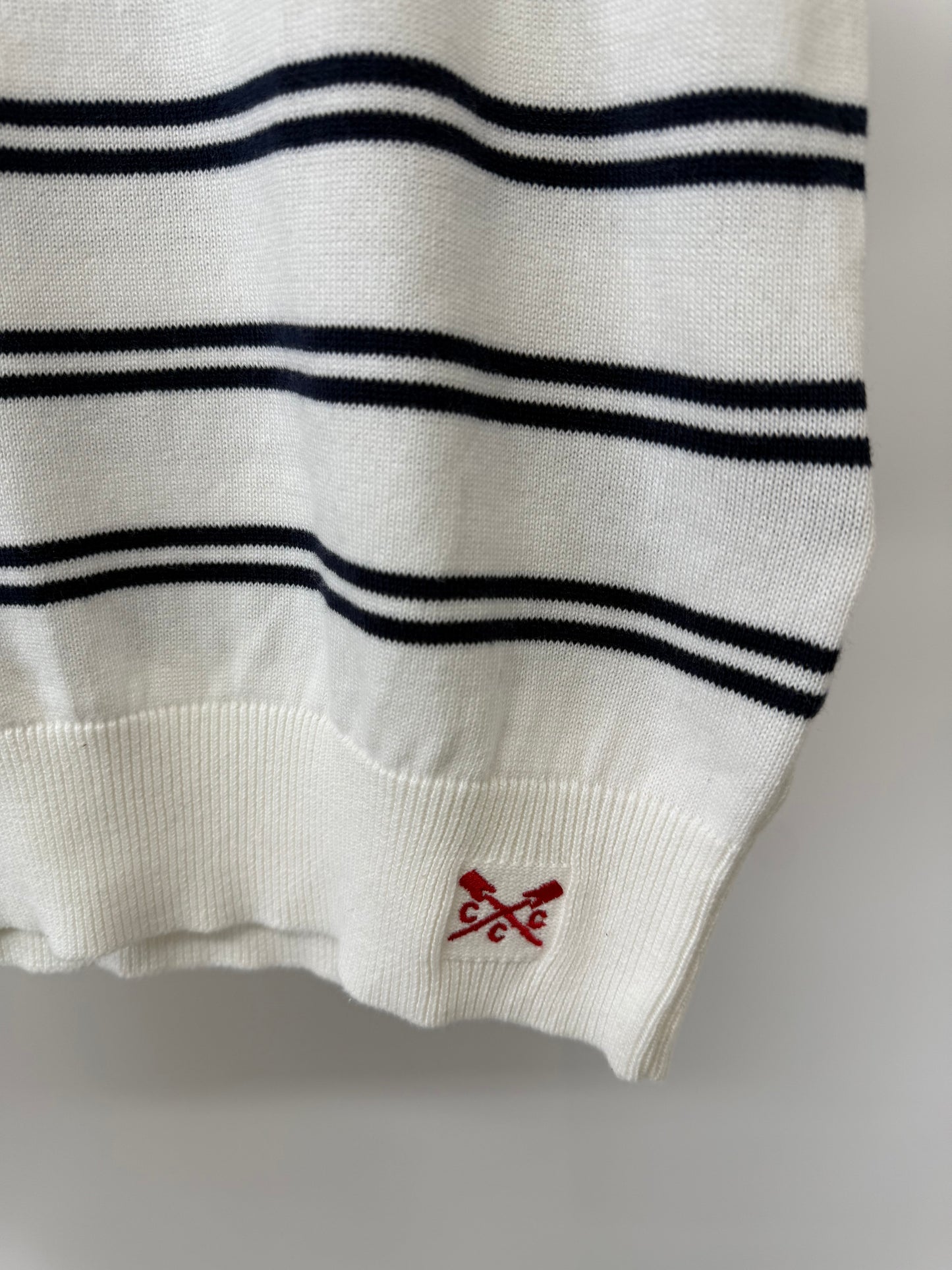 Ex 'Crew Clothing' Ladies Short Sleeve Stripe Top.