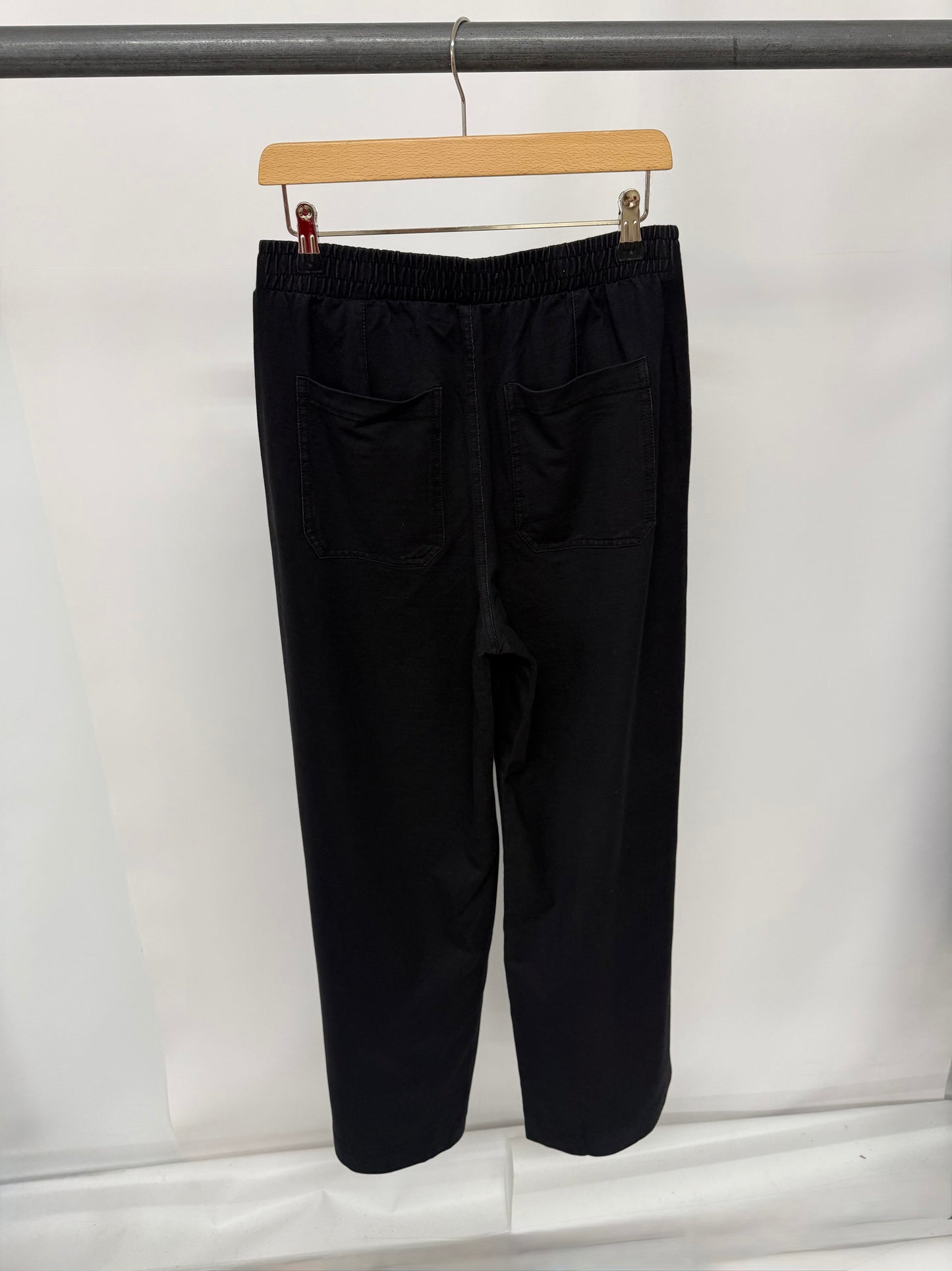 Ex MS Wide Leg Denim Style Trousers