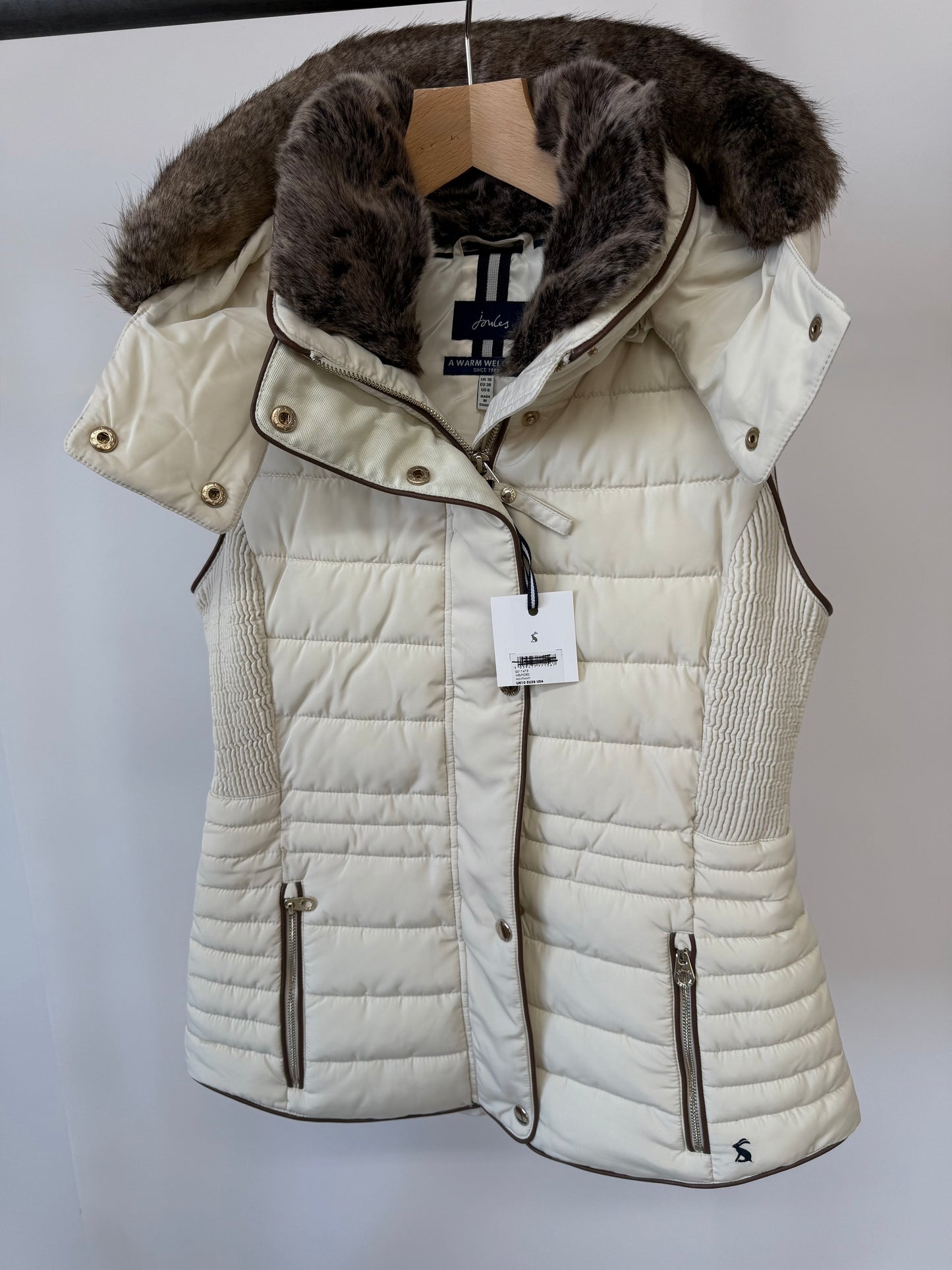 Ex 'Joules' Faux Fur Gilet