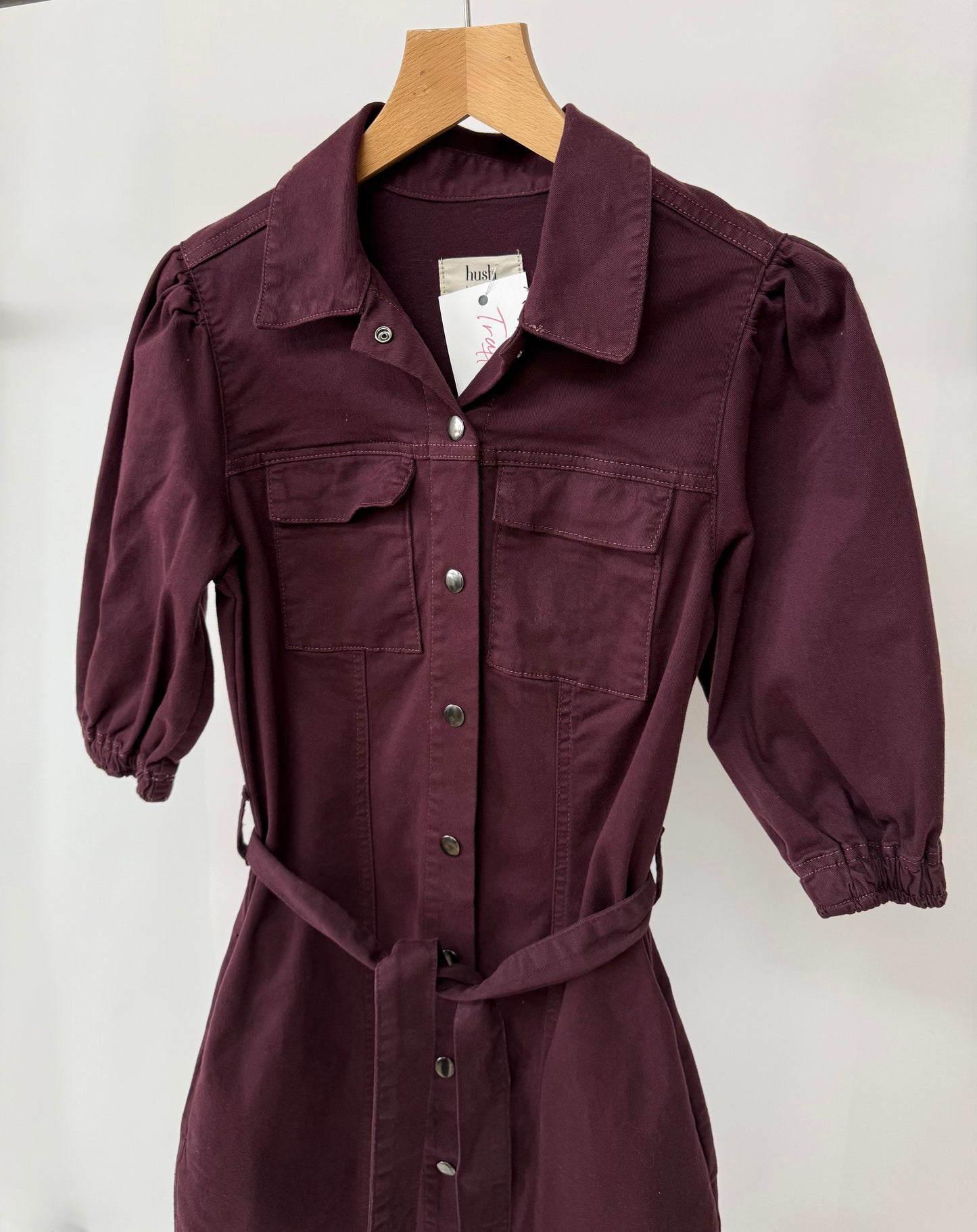 Ex Hush 'Lauren' Denim Utility Dress