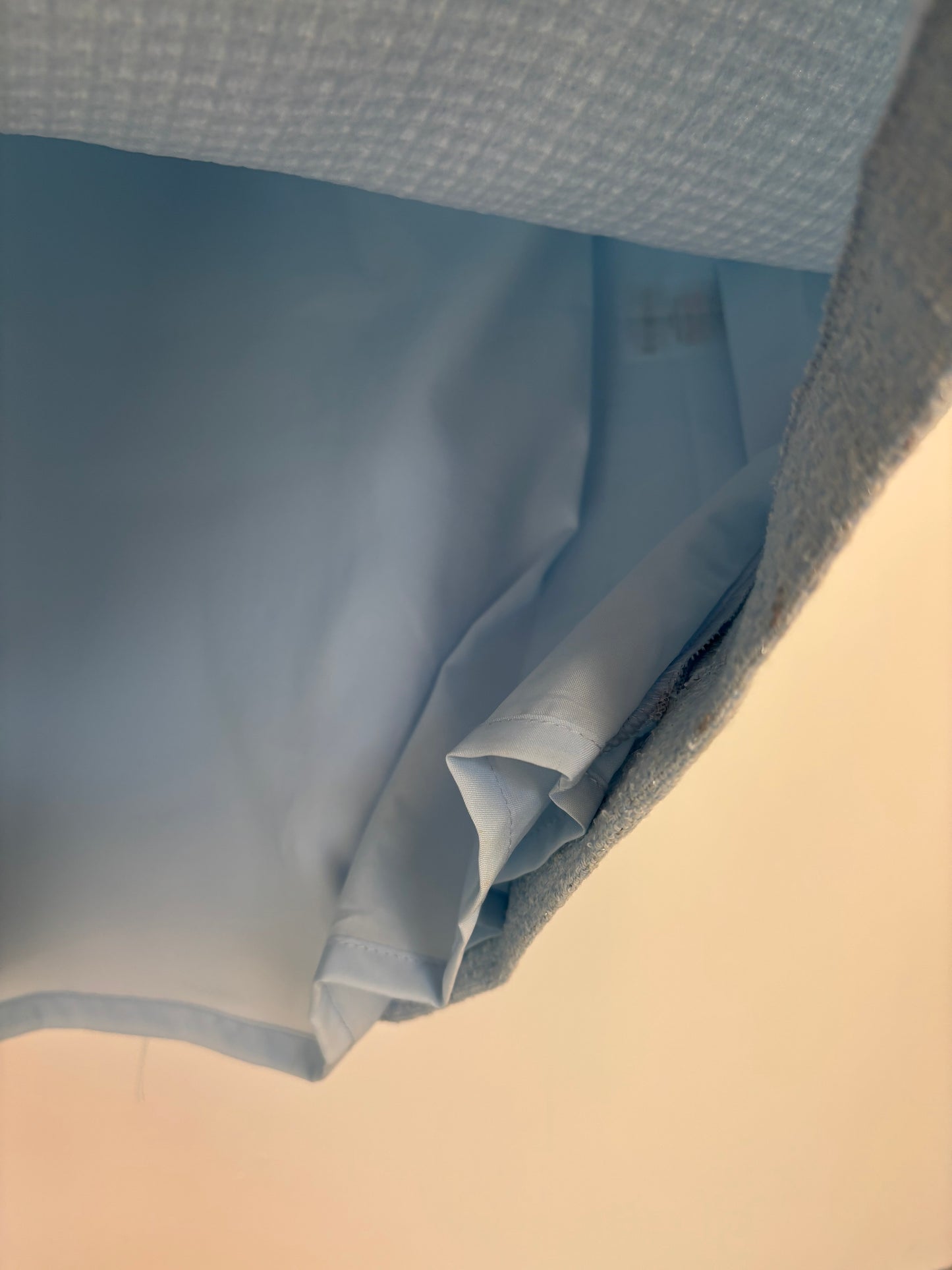 Ex Hobbs Emmaline Tweed Pale Blue Dress