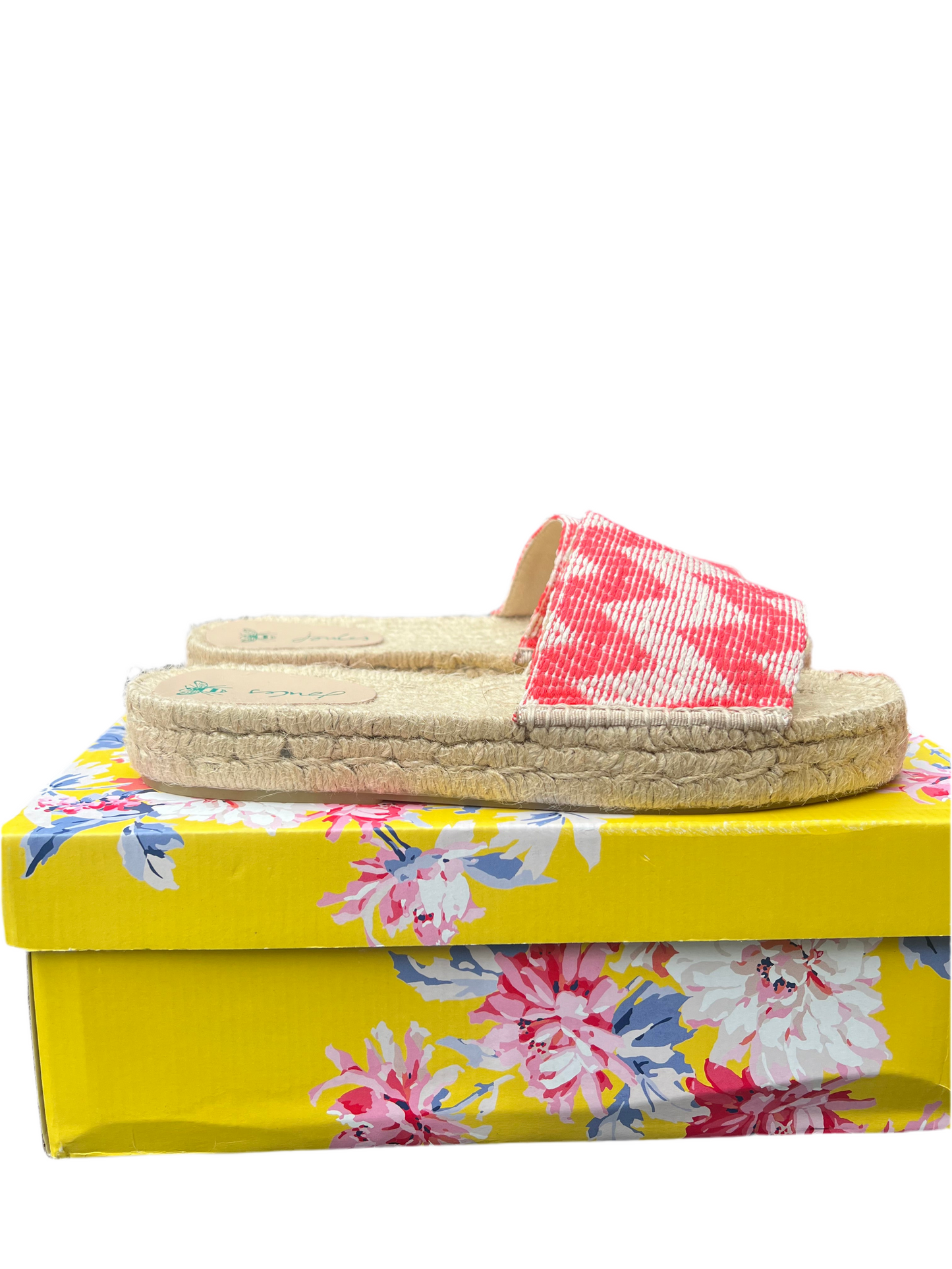 Ex Joules Arla Coral Espadrille Sandals