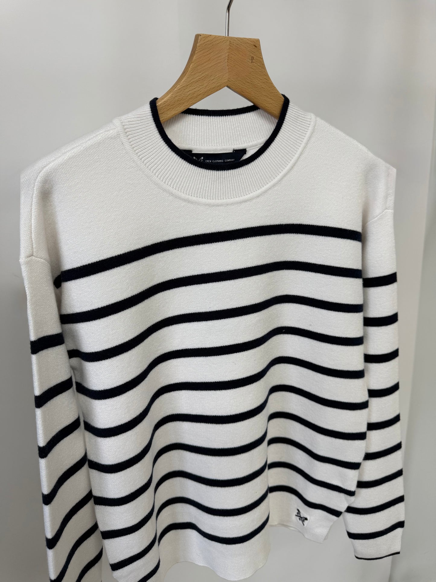 Ex ‘Crew Clothing’ stripe Jumper