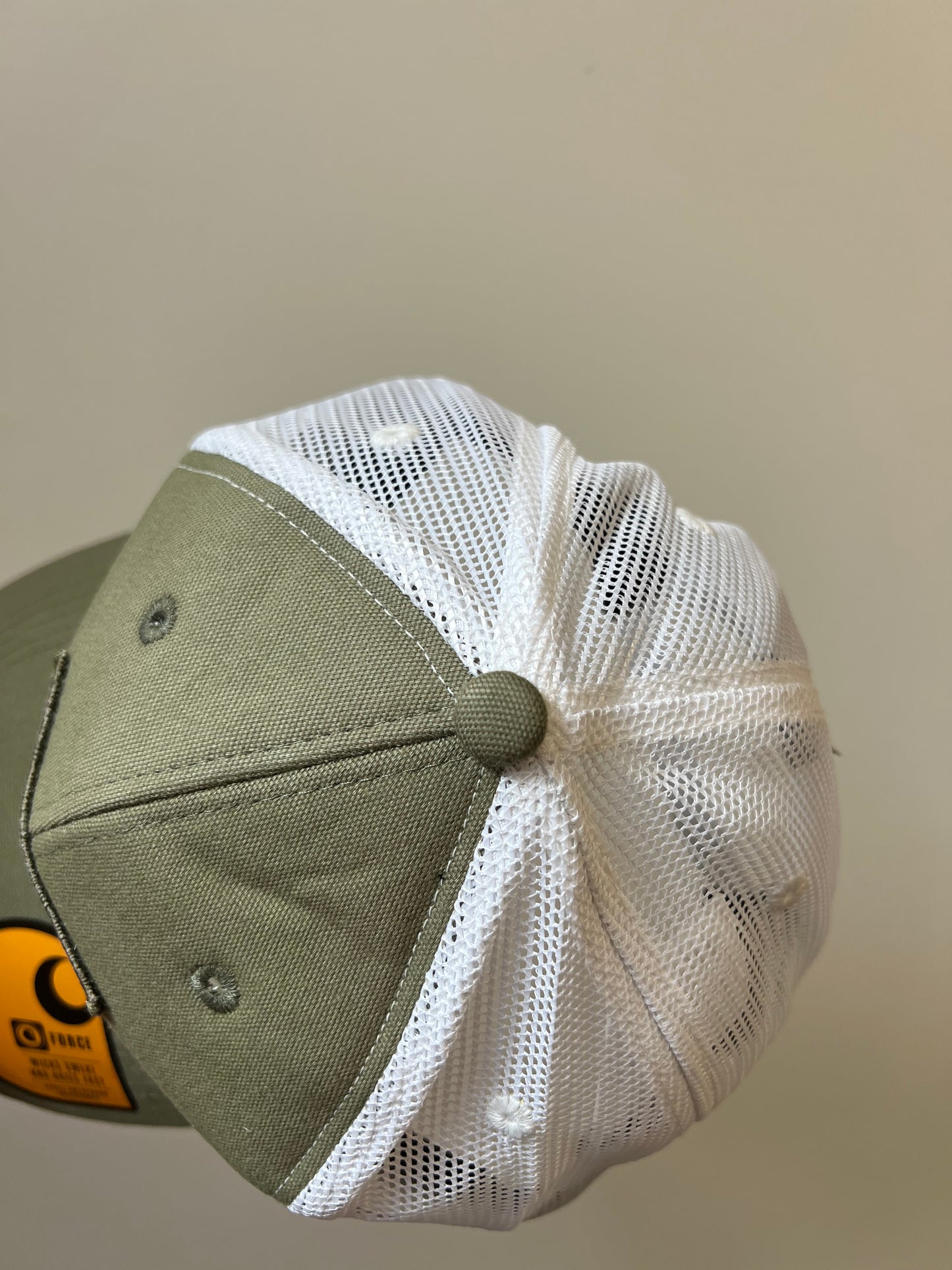 Ex Carhartt Men's Canvas Workwear Patch Trucker Cap