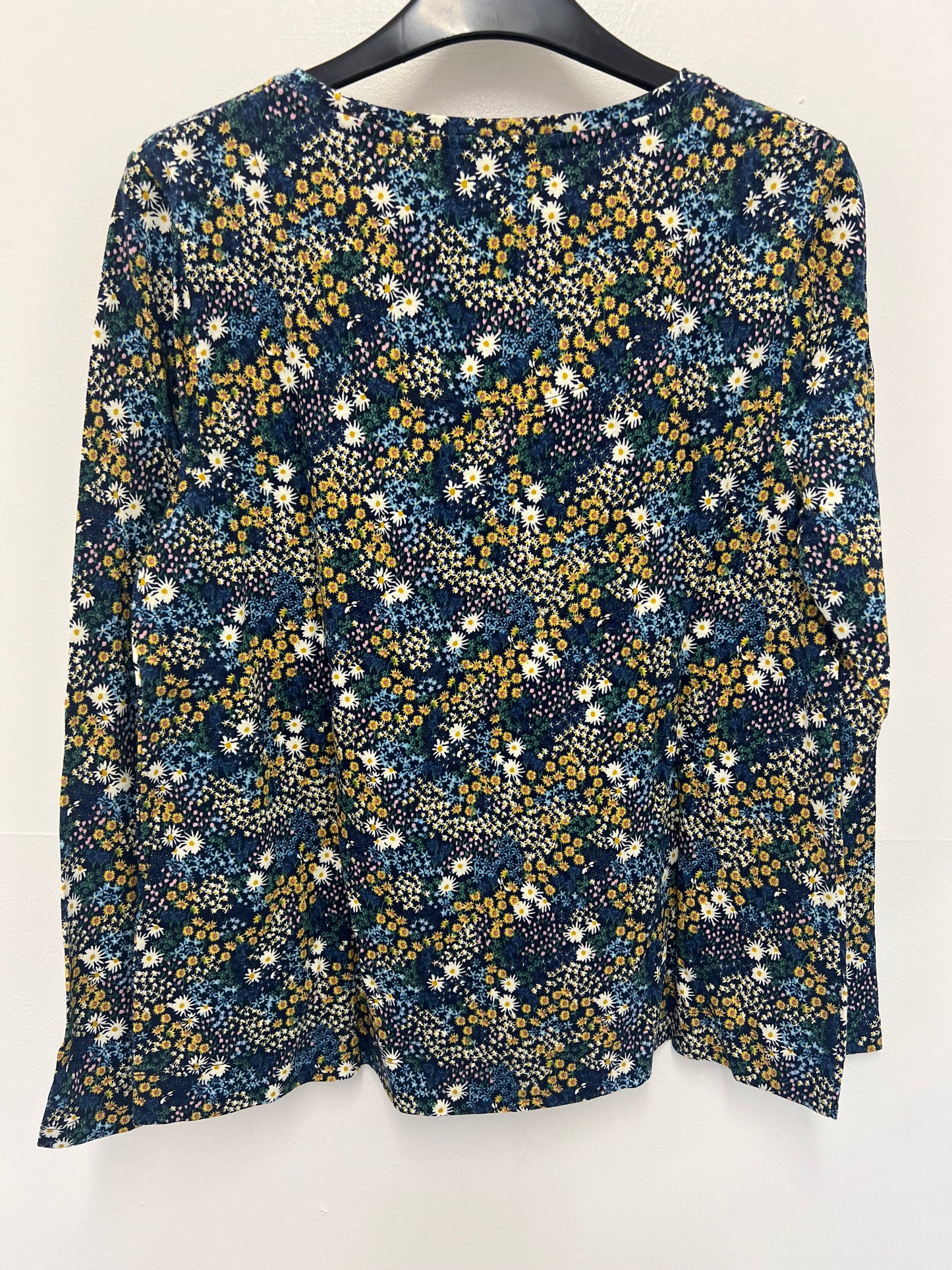 Ex Joules Lottie Print Long Sleeve Crew Neck Top Size 10