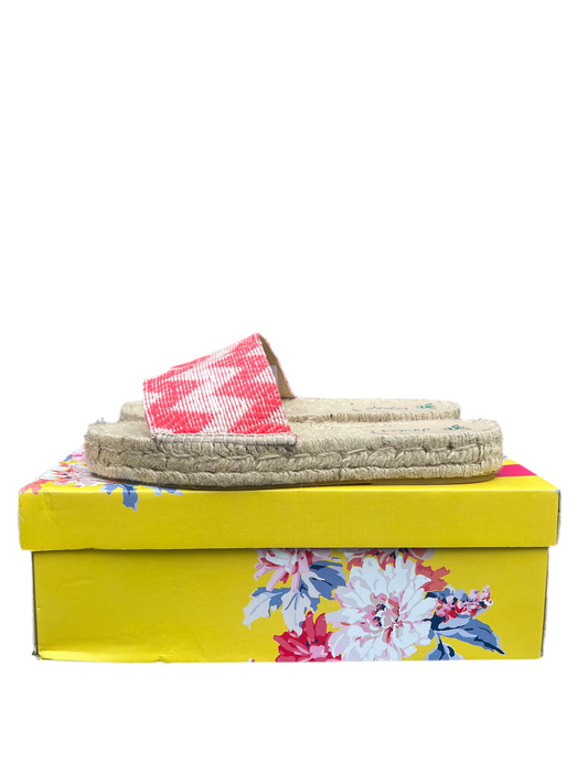 Ex Joules Arla Coral Espadrille Sandals