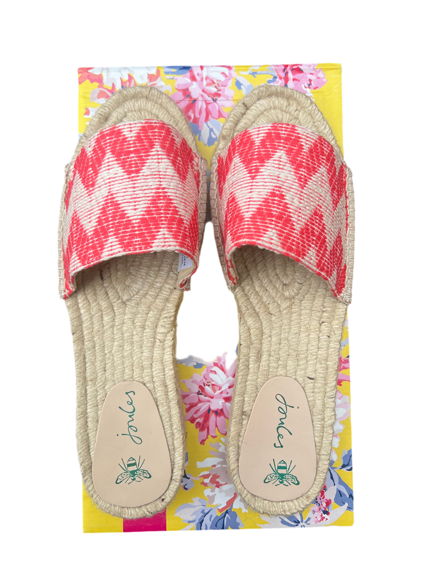 Ex Joules Arla Coral Espadrille Sandals