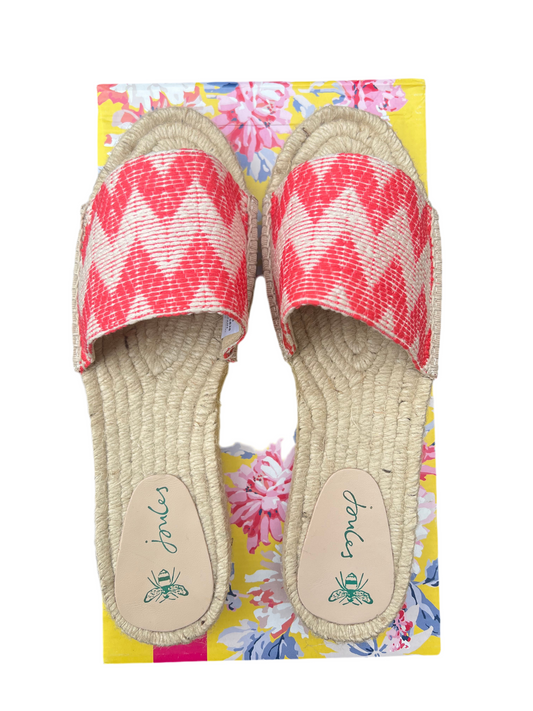 Ex Joules Arla Coral Espadrille Sandals