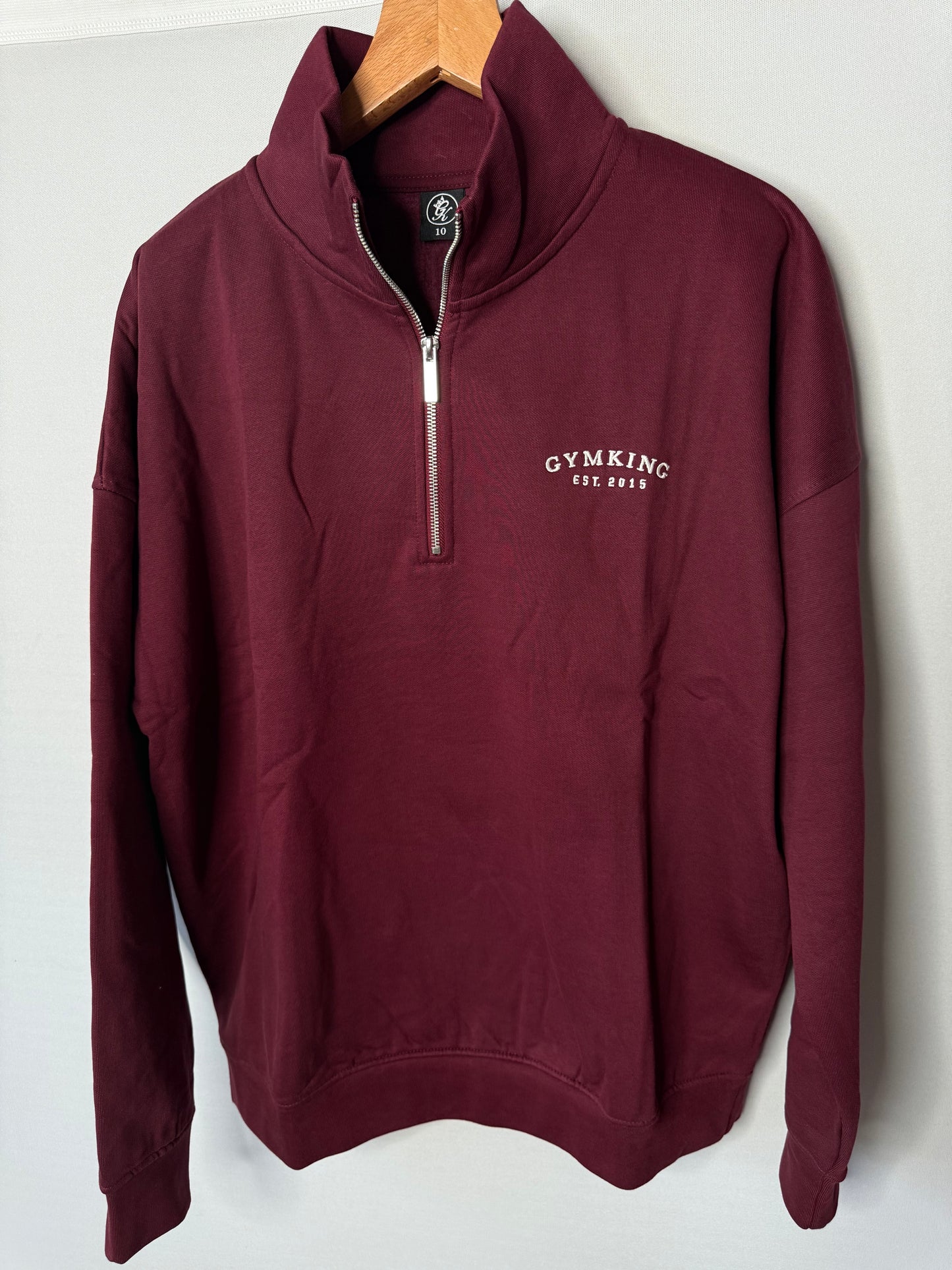 Ex GymKing Oversized 1/4 Zip Jumper