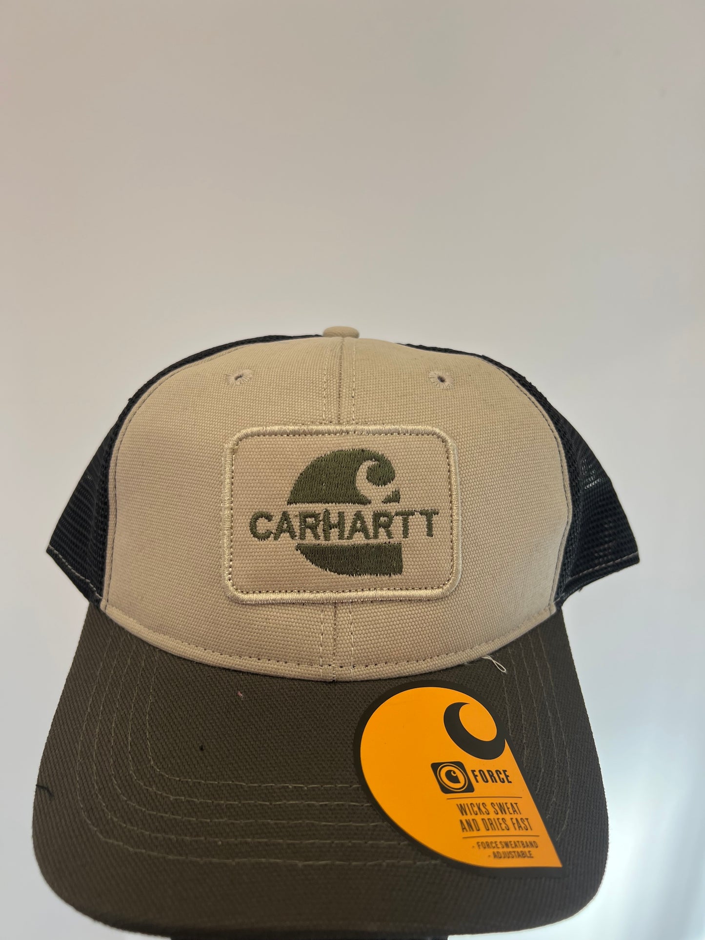 Ex Carhartt Force Mesh Canvas SnapBack Trucker Cap