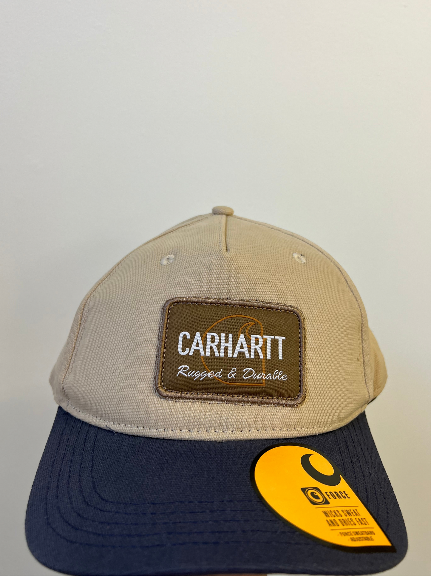 Ex Carhartt Men's Canvas Rugged Patch Baseball Cap