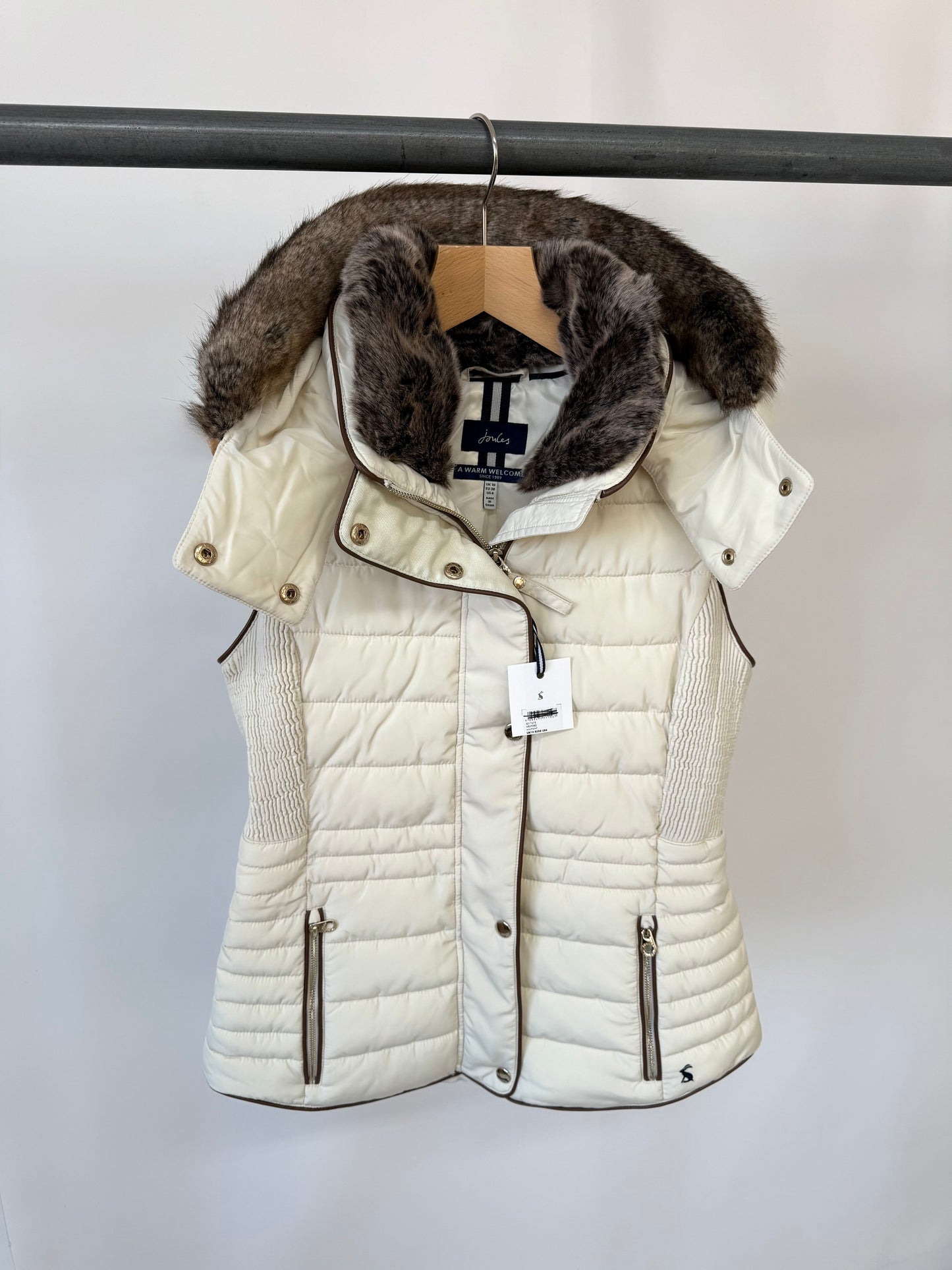 Ex 'Joules' Faux Fur Gilet