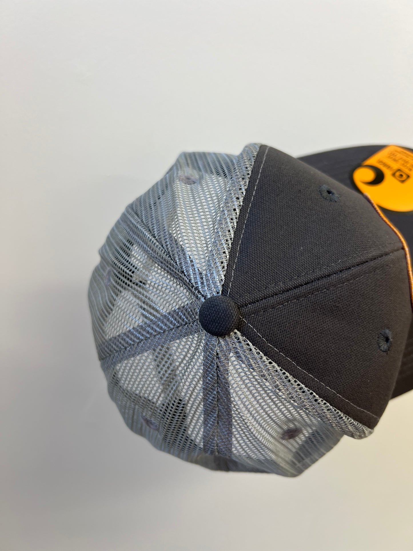 Ex Carhartt Canvas SnapBack Trucker Cap Work Logo