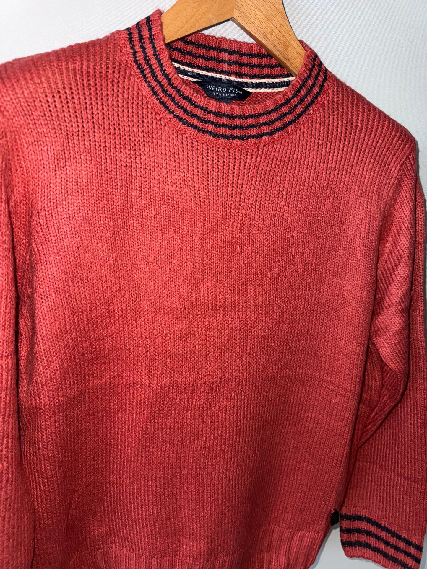 Ex weird fish knitted jumper