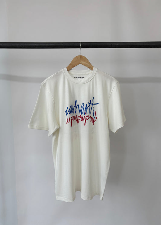 Ex 'Carhartt WIP' Men's T-Shirts With Back Print-4 Styles Available