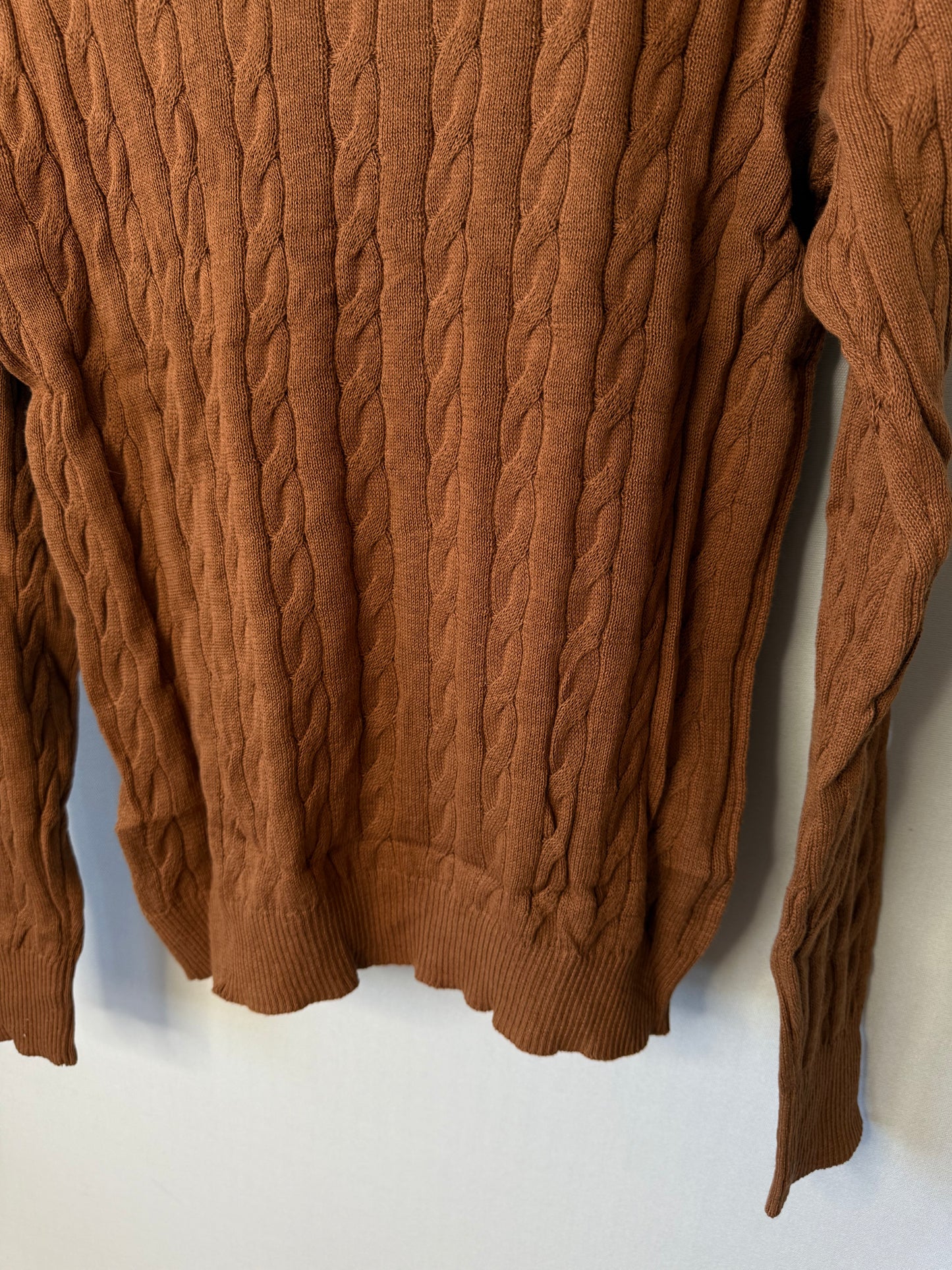 Ex Sea Salt Cable Knit Cardigan