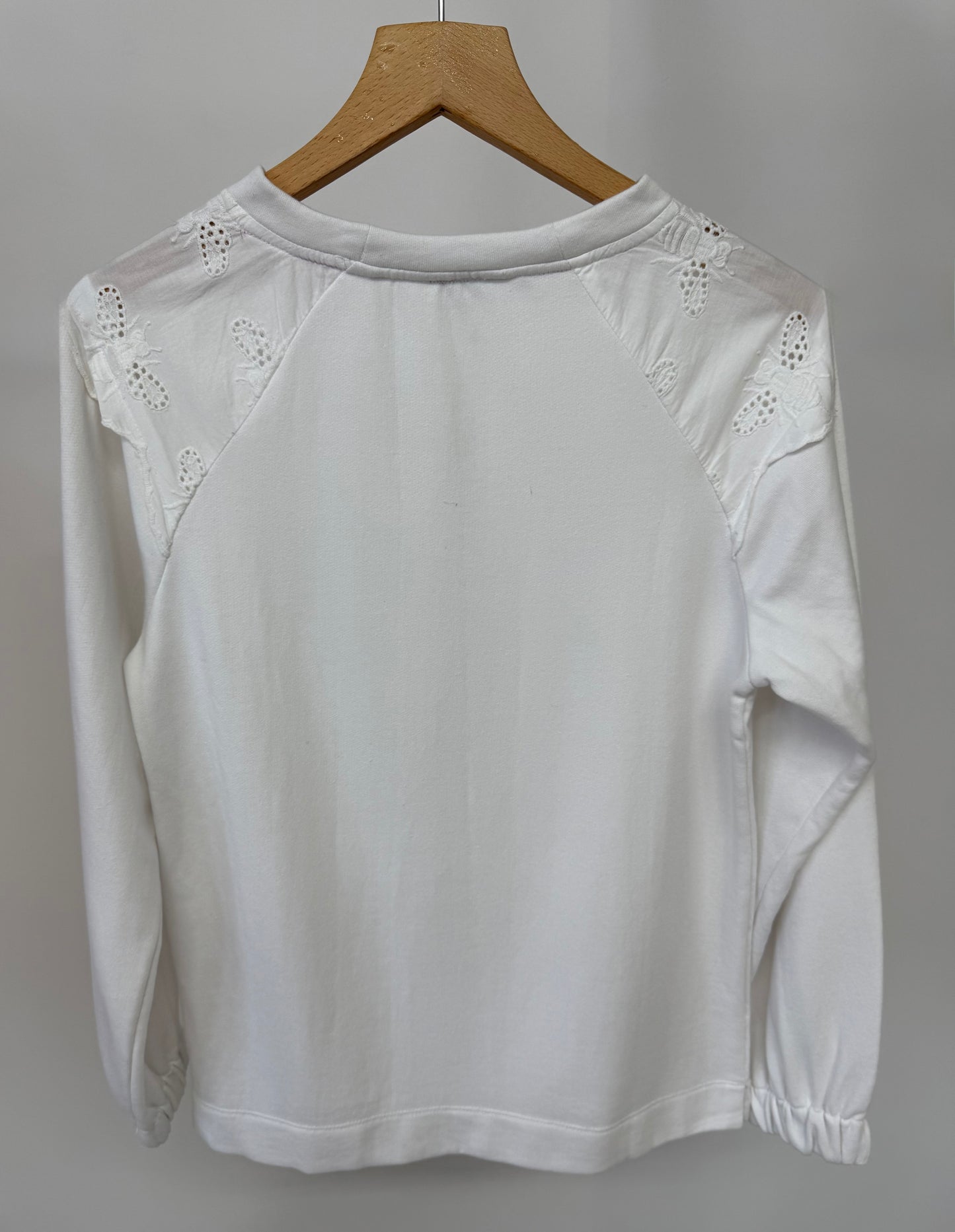 Ex Joules Brinley Bee Embroidery Sweatshirt Womens