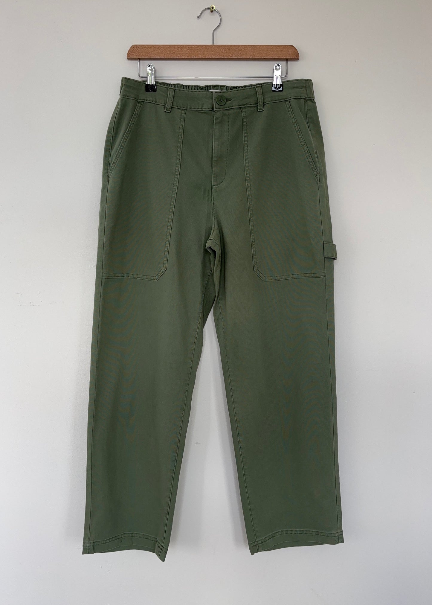 Ex 'M&S' Women's Cargo Style Straight Leg Trousers