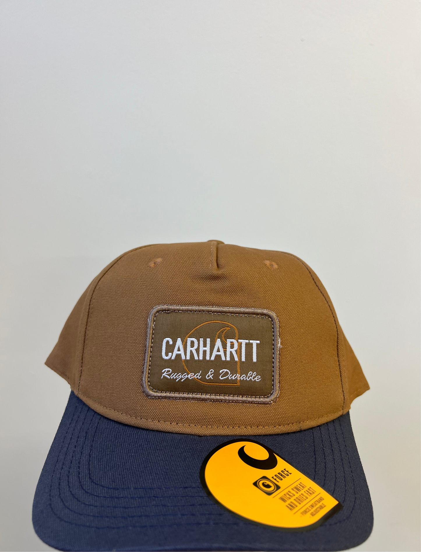 Ex Carhartt Men's Canvas Rugged Patch Baseball Cap