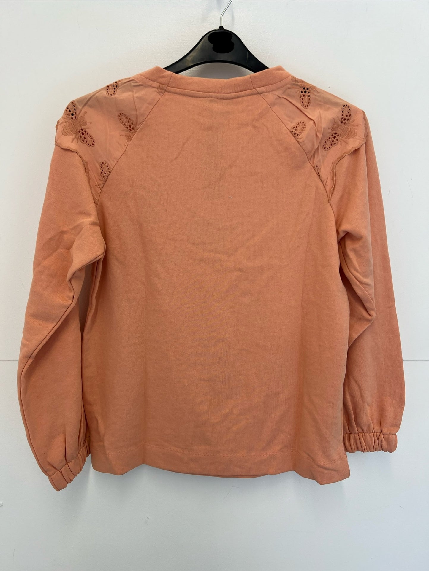 Ex Joules Brinley Bee Embroidery Sweatshirt Womens Size 10 12