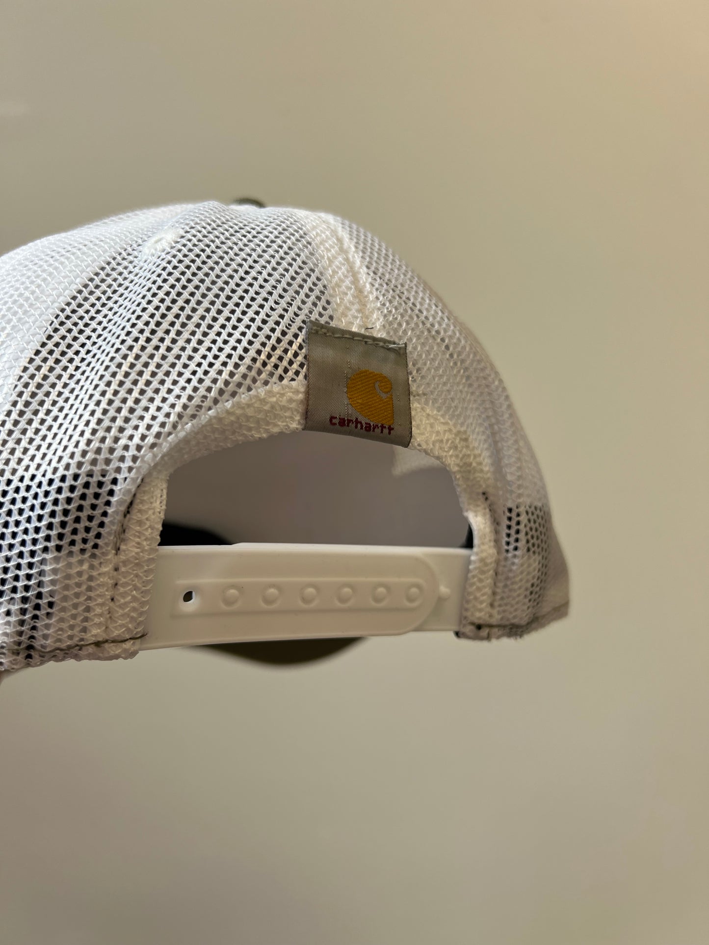 Ex Carhartt Men's Canvas Workwear Patch Trucker Cap