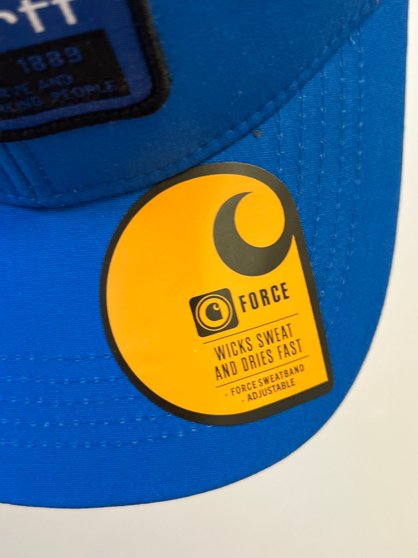 Ex Carhartt Canvas SnapBack Trucker Cap Work Logo