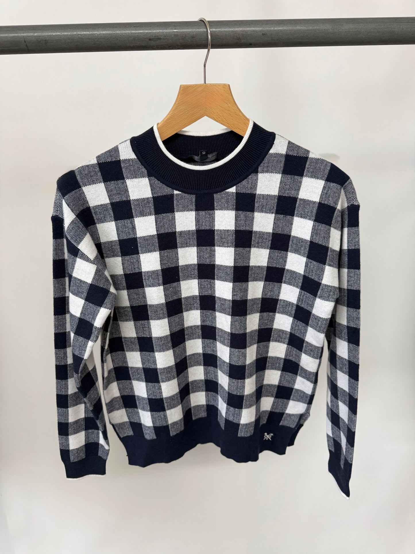 Ex ‘Crew Clothing’ checked jumper