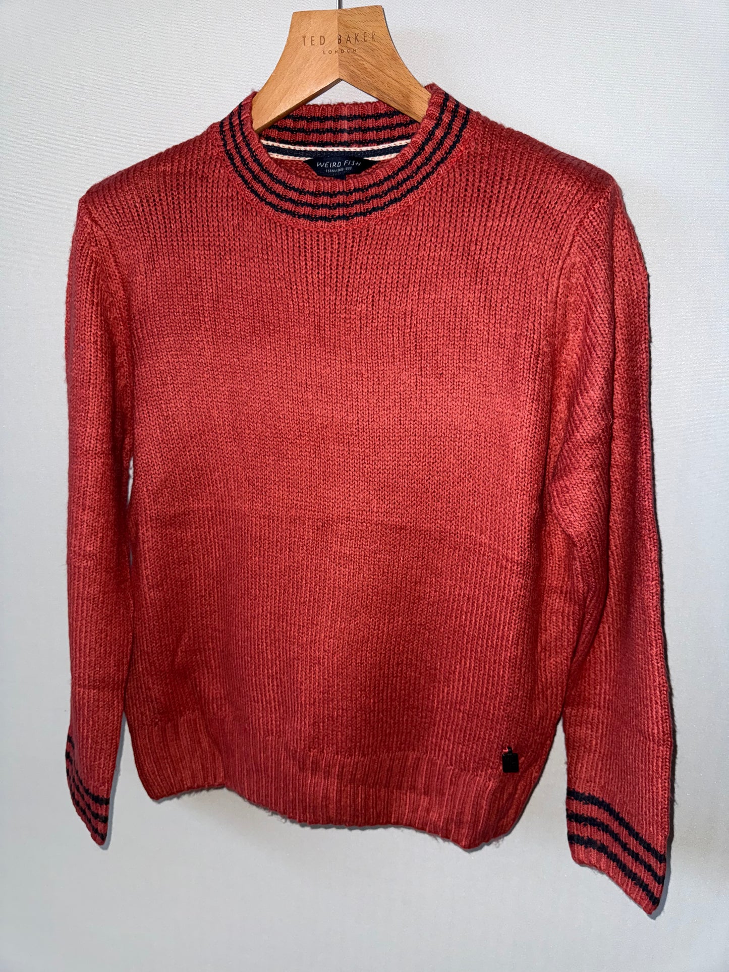 Ex weird fish knitted jumper