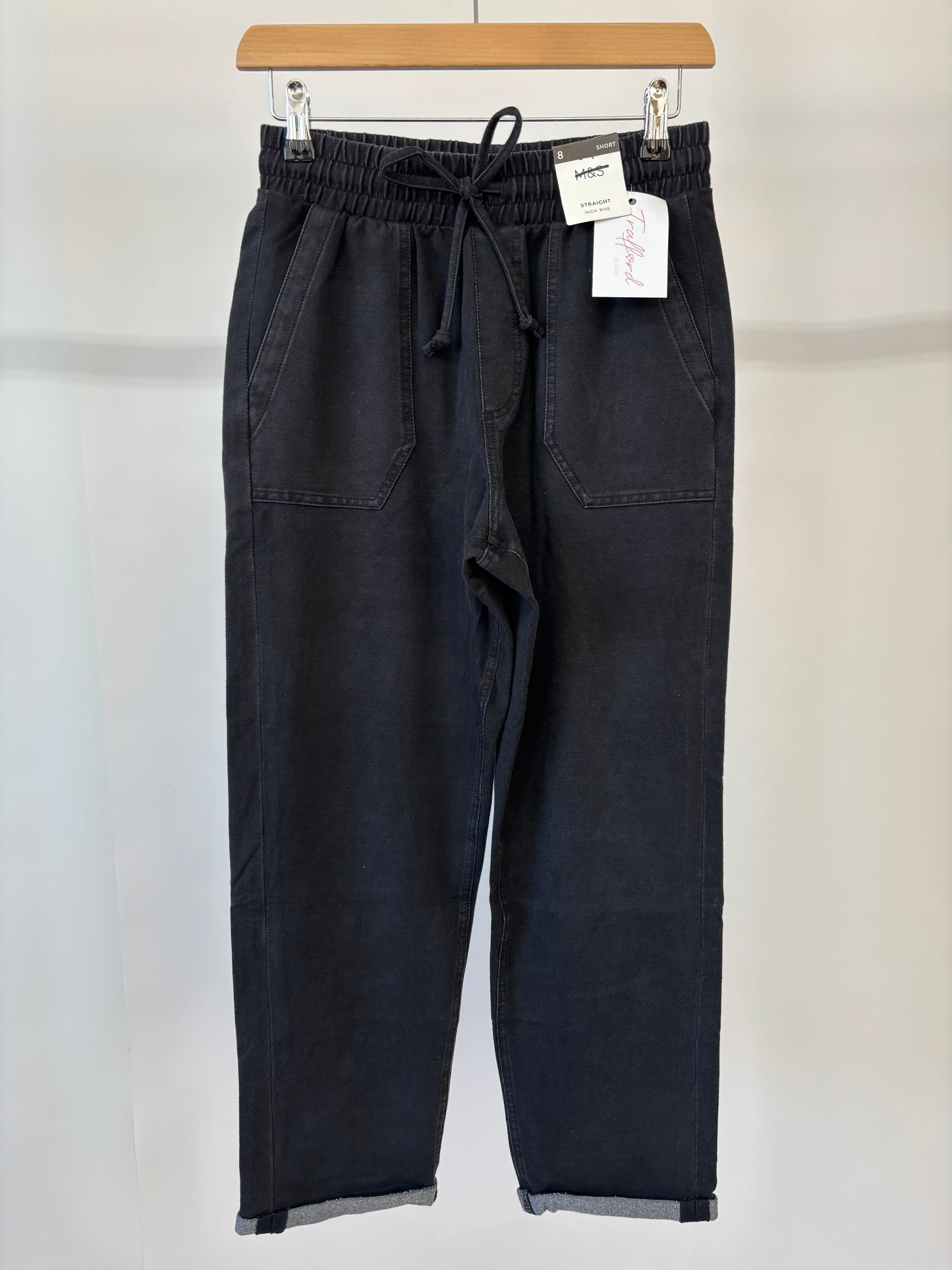 Ex ‘M&S’ Straight Leg Denim Style Trousers