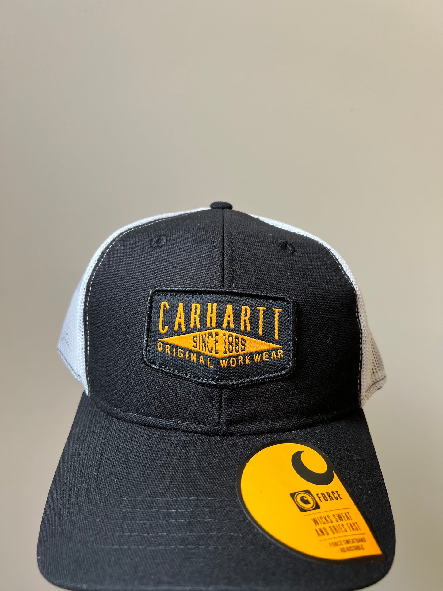 Ex Carhartt Men's Canvas Workwear Patch Trucker Cap