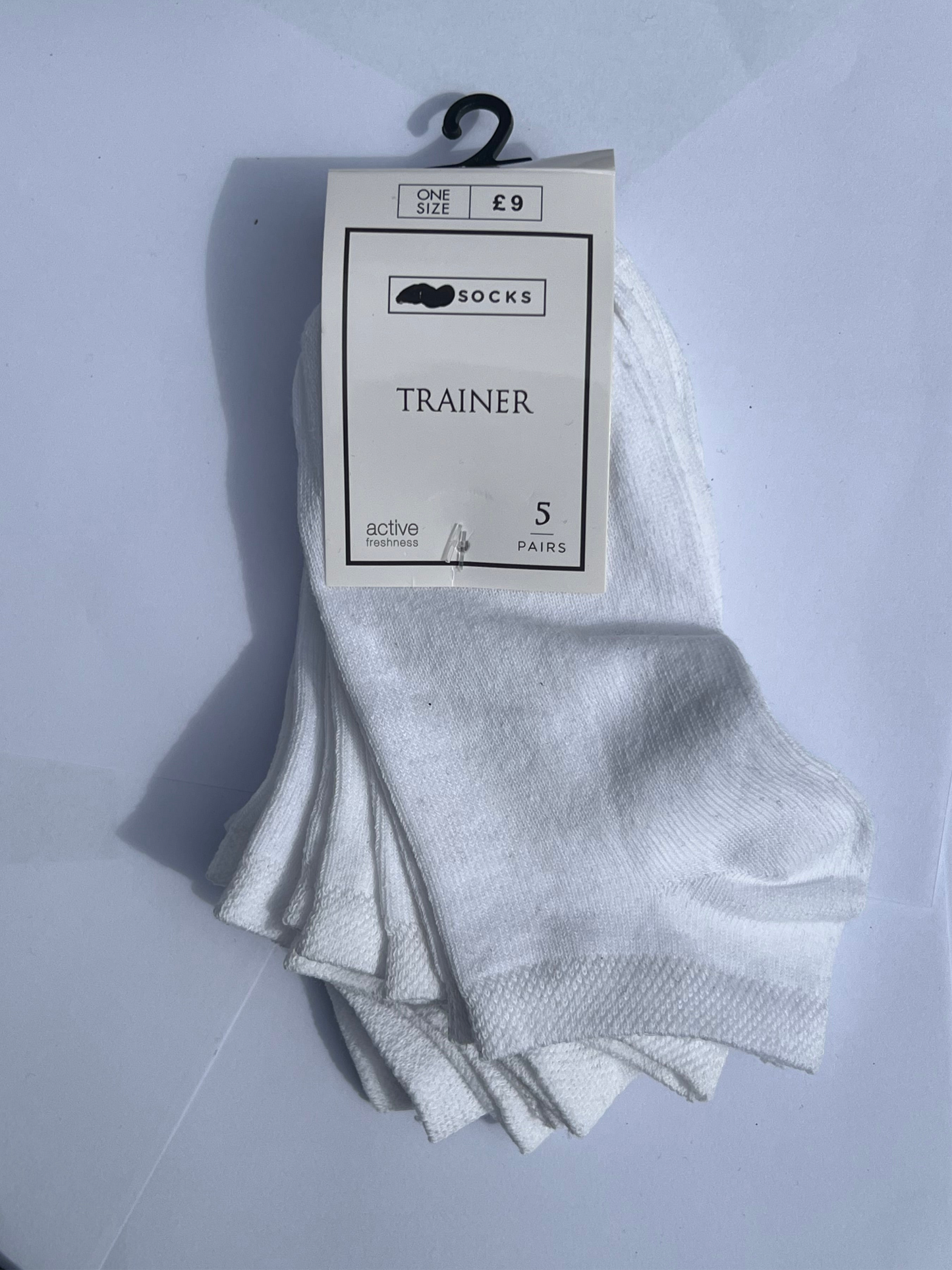 5 PCK Cotton Trainer Socks