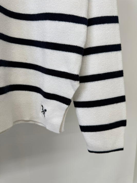Ex ‘Crew Clothing’ stripe Jumper