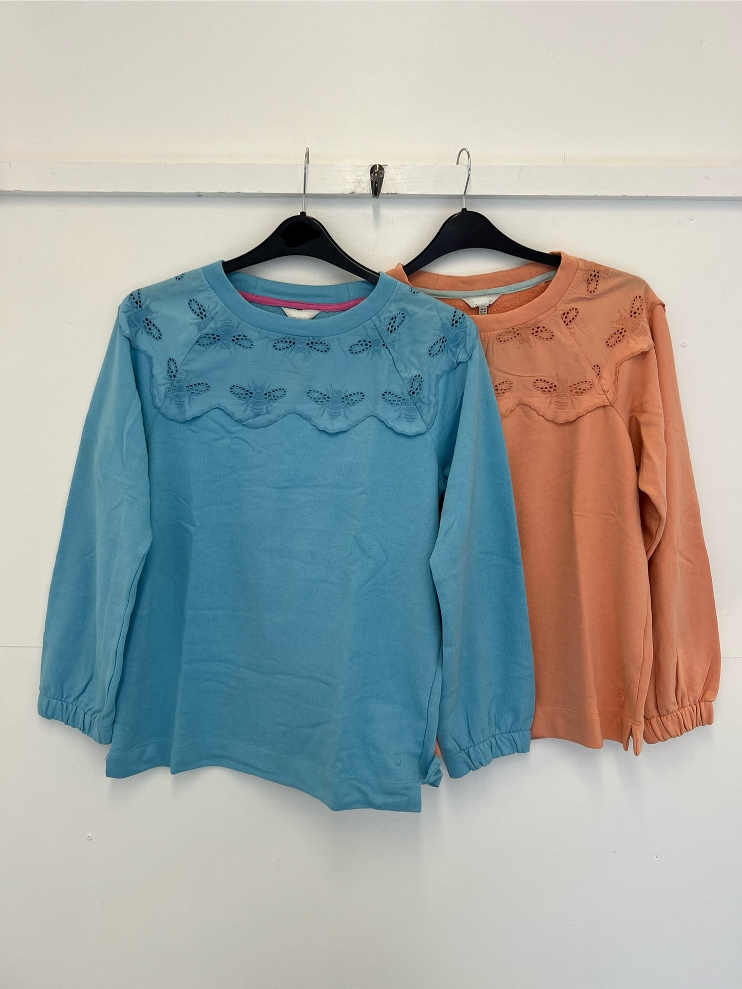 Ex Joules Brinley Bee Embroidery Sweatshirt Womens Size 10 12