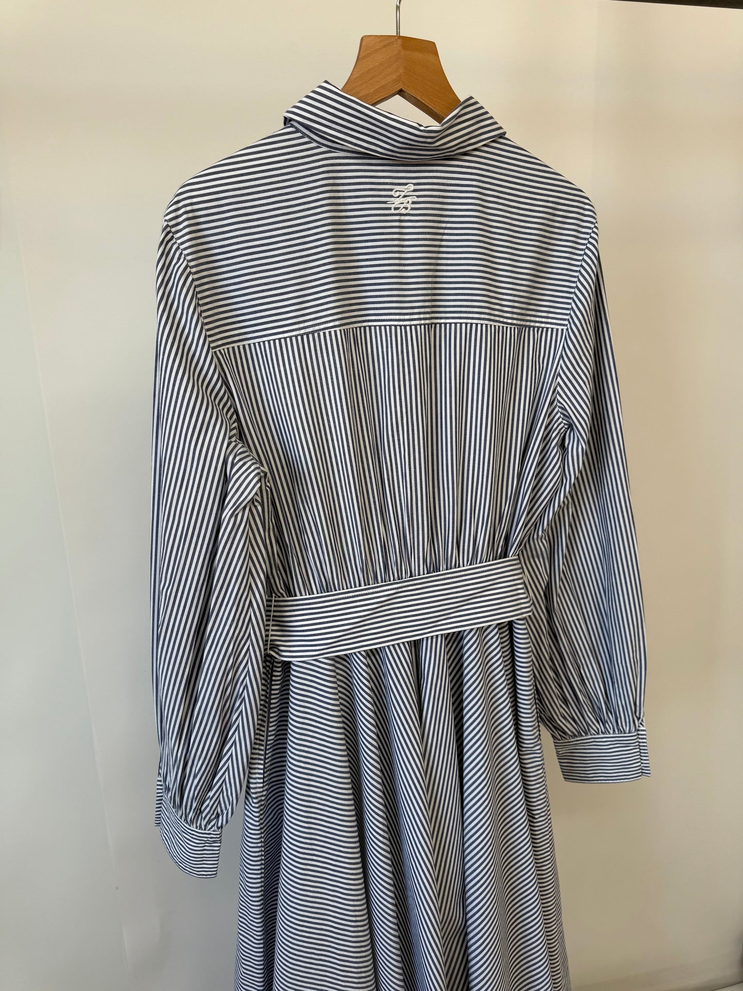 ‘Secret Sample’ Stripe Belted Dress.
