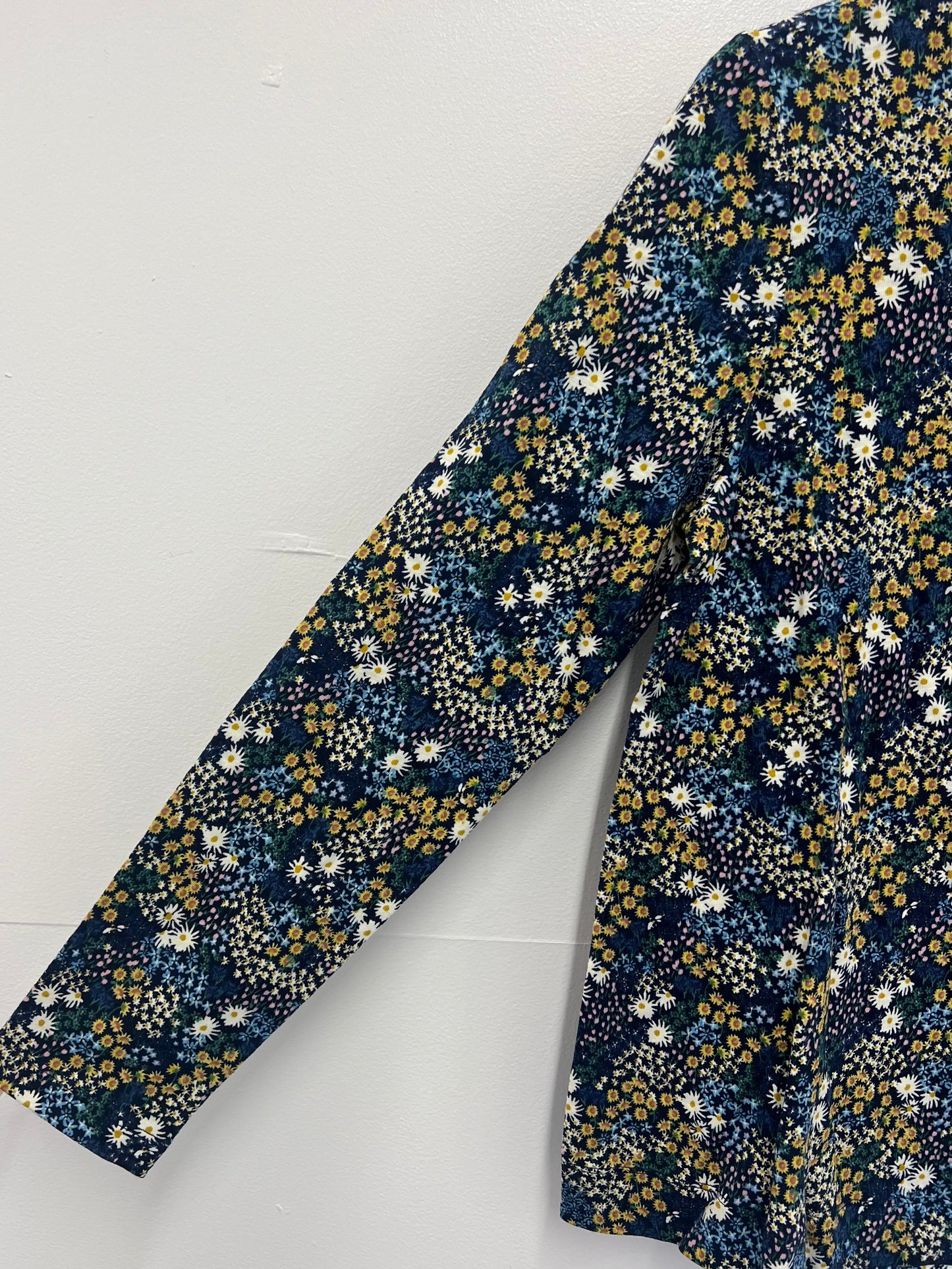 Ex Joules Lottie Print Long Sleeve Crew Neck Top Size 10