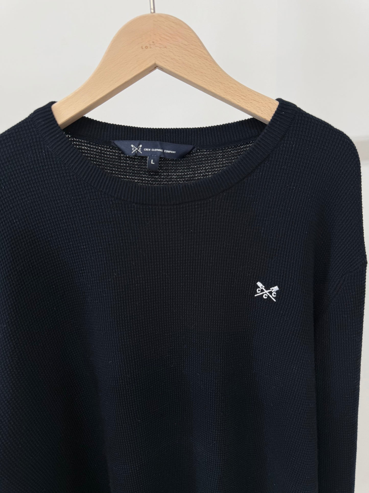 Ex ‘ Crew Clothing’ Textured Jumper